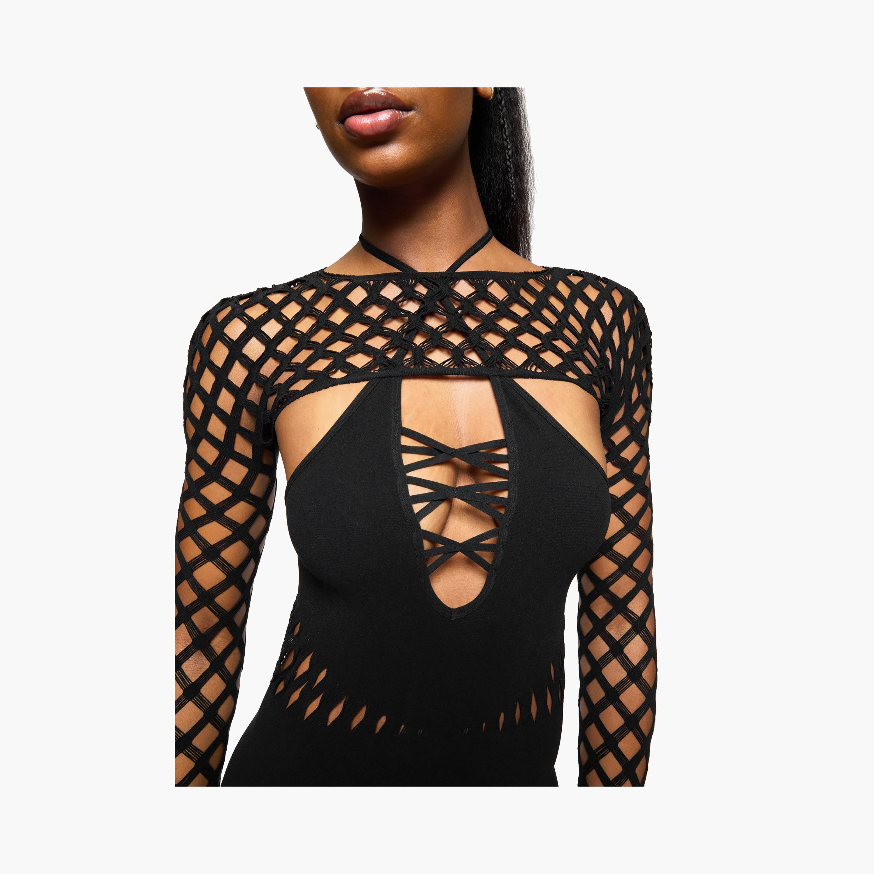 Ann Summers Ashton Black Non-Wired Women's Babydoll-women-clothing-lingerie-babydollsandbodysuits-image-2