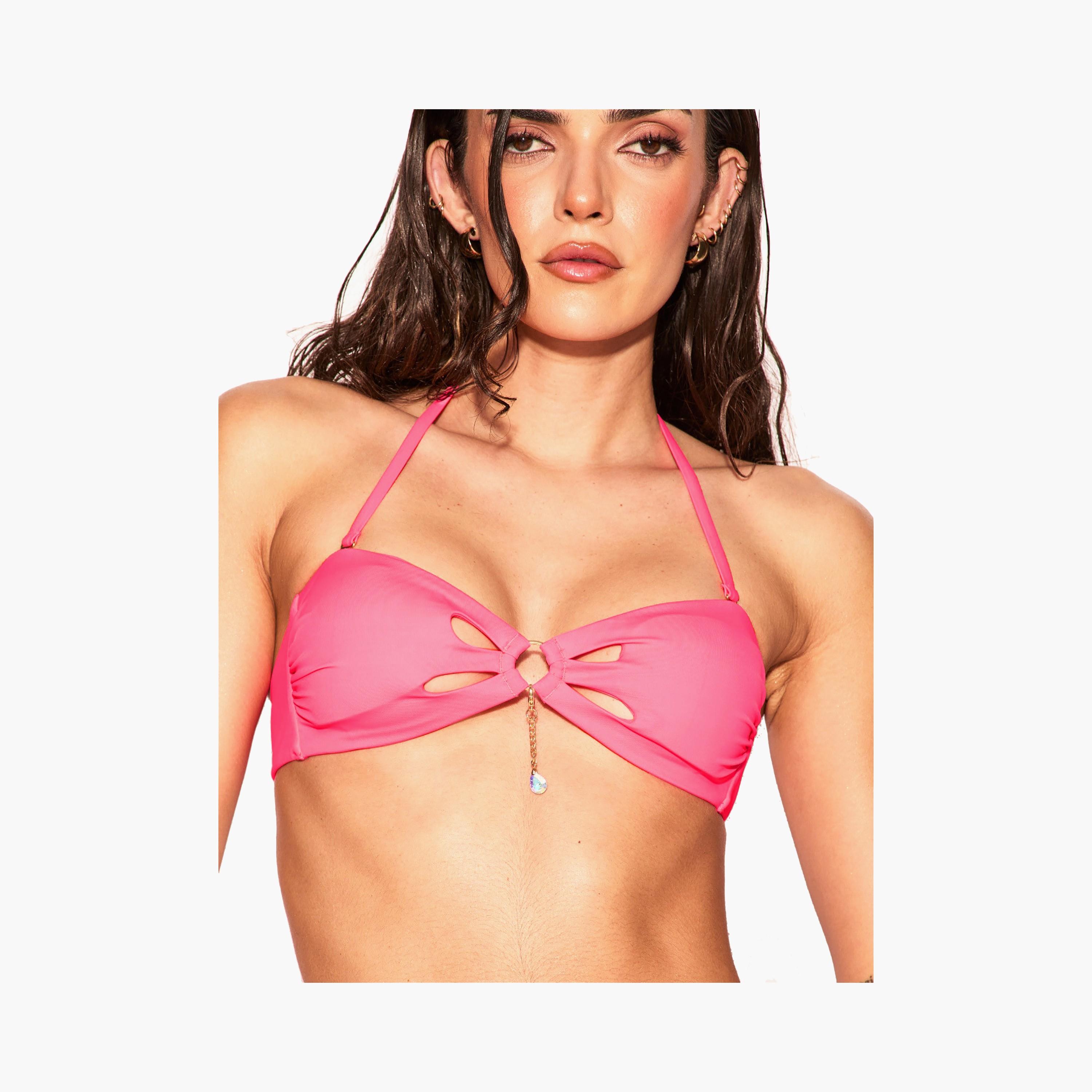 حمالة صدر بيكيني نسائية بتصميم باندو سادة فيجي فلير من آن سمرز-women-clothing-swimandbeach-bikinis-image-2