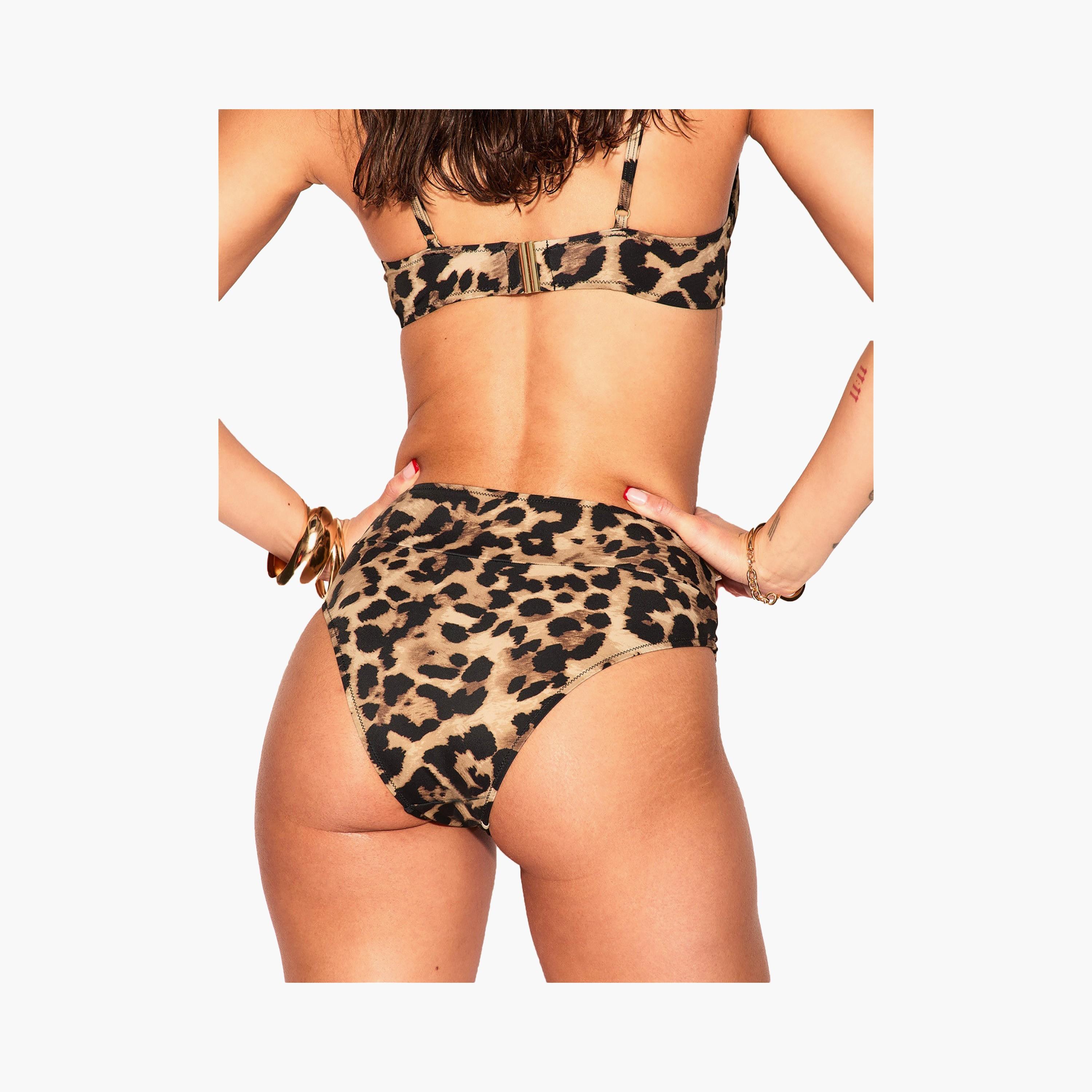 سروال بيكيني سفلي نسائي بخصر عالٍ بنقشة جلد الحيوان ميامي دريمز من آن سمرز-women-clothing-swimandbeach-bikinis-image-3