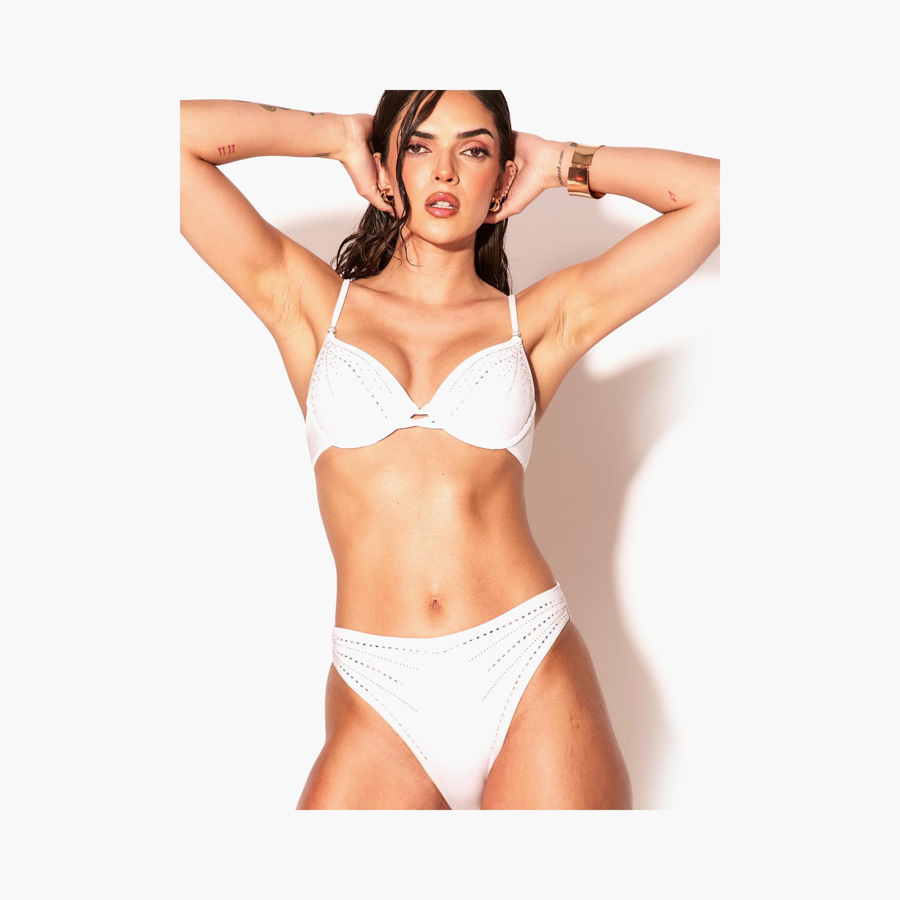 Ann Summers Siren Embellished High Waist Women's Bikini Bottom-women-clothing-swimandbeach-bikinis-image-2