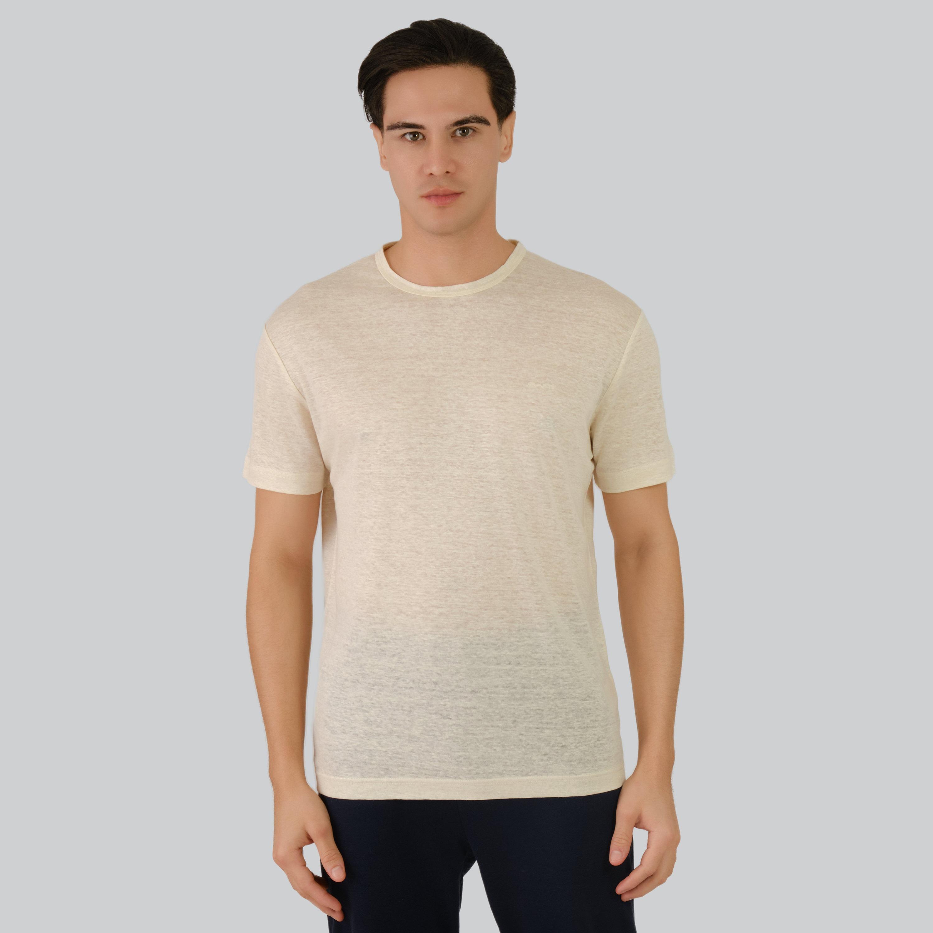 تي شيرت رجالي برقبة دائرية وأكمام قصيرة من غانت-men-clothing-tshirtsandpolos-tshirts-image-1
