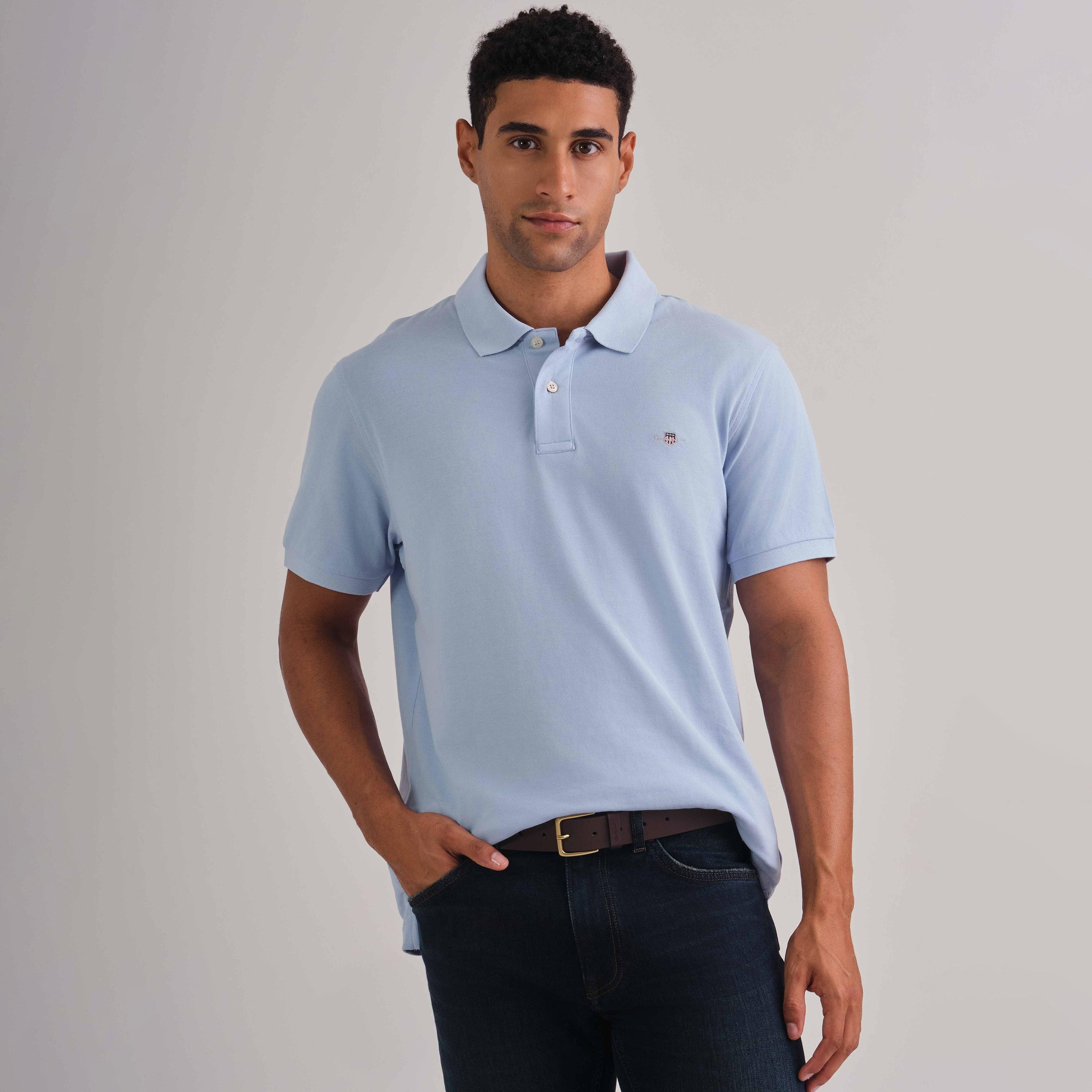 قميص بولو رجالي بأكمام قصيرة بياقة جانت العادية-men-clothing-tshirtsandpolos-tshirts-image-17