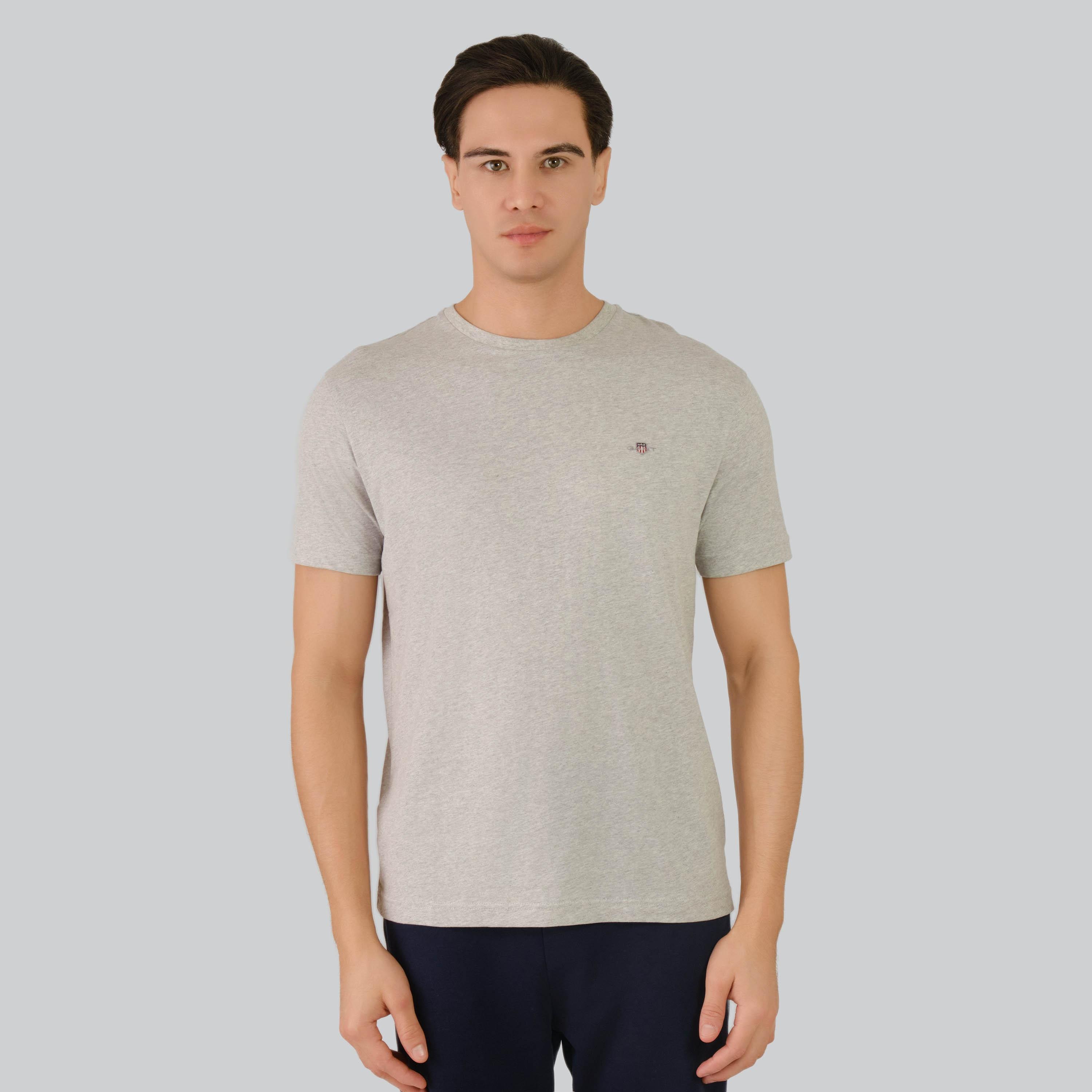 تي شيرت رجالي برقبة دائرية وأكمام قصيرة من غانت-men-clothing-tshirtsandpolos-tshirts-image-5