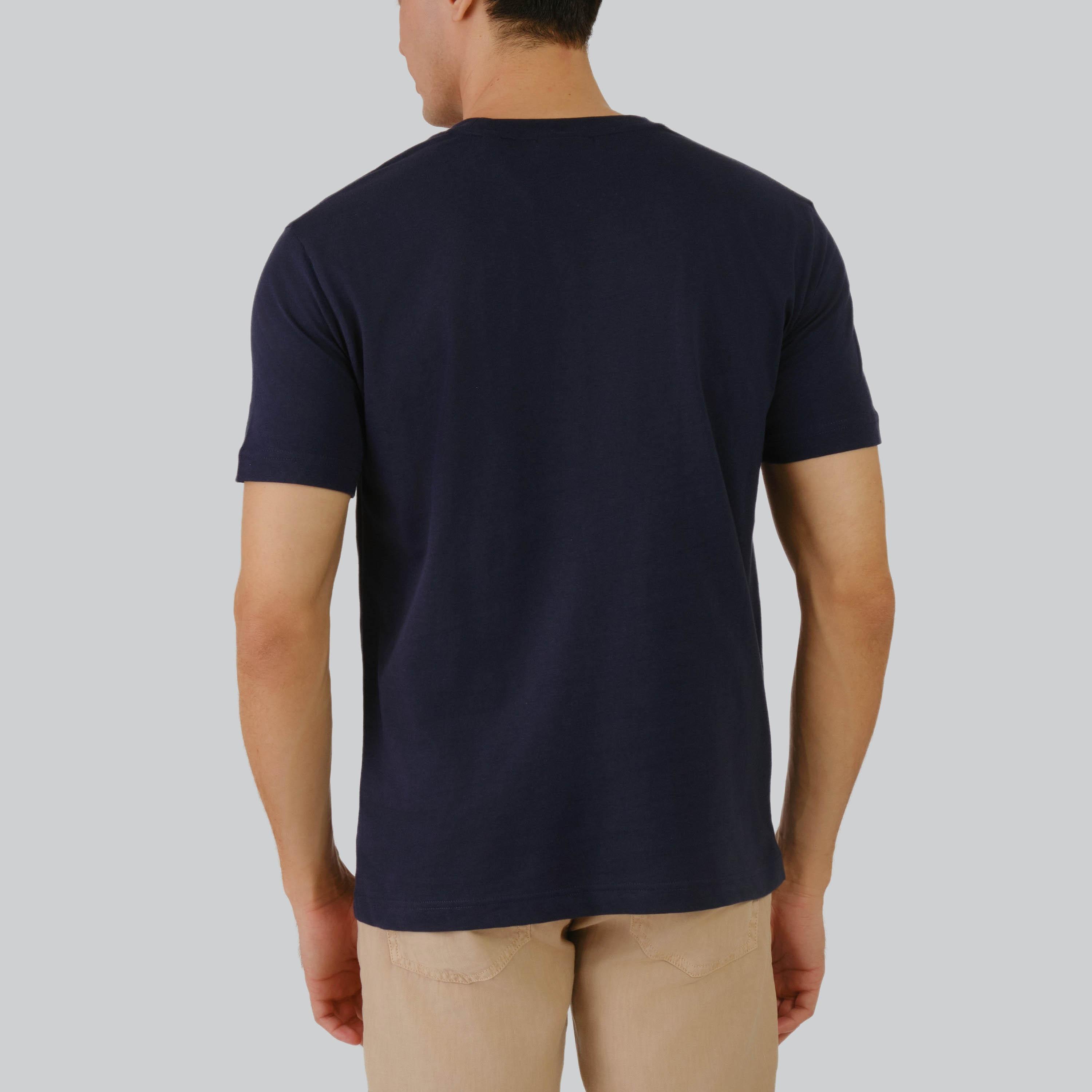 تي شيرت رجالي برقبة دائرية وأكمام قصيرة من غانت-men-clothing-tshirtsandpolos-tshirts-image-15