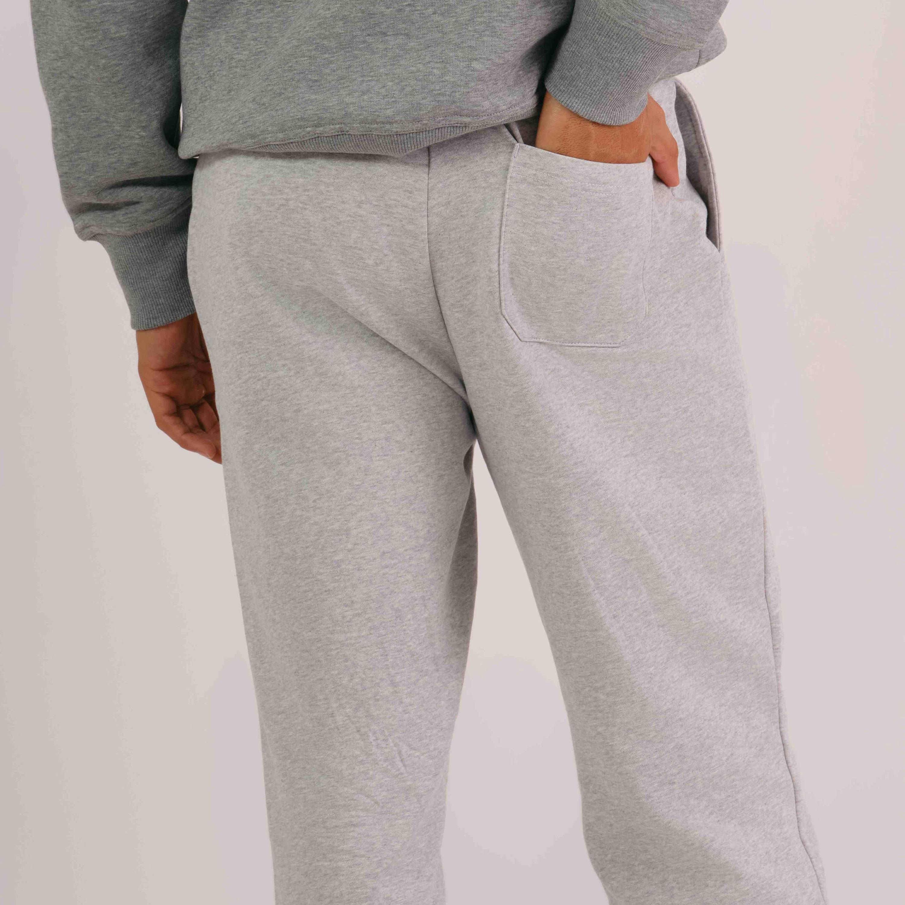 بنطال رياضي (جوغر) رجالي سادة بخصر متوسط الارتفاع ورباط قابل للتعديل من غانت-men-clothing-bottoms-joggers-image-3