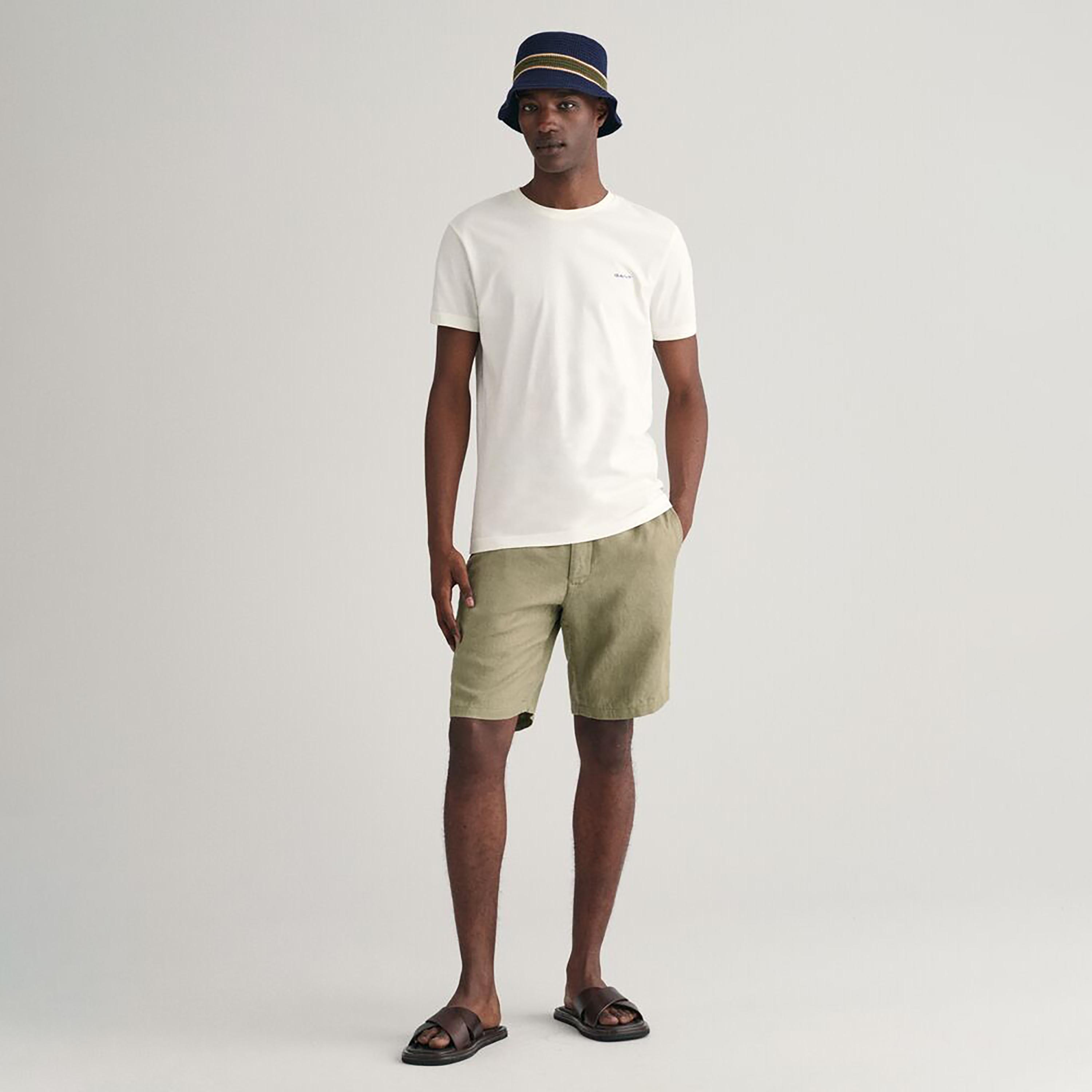 تي شيرت رجالي برقبة دائرية وأكمام قصيرة من غانت-men-clothing-tshirtsandpolos-tshirts-image-7