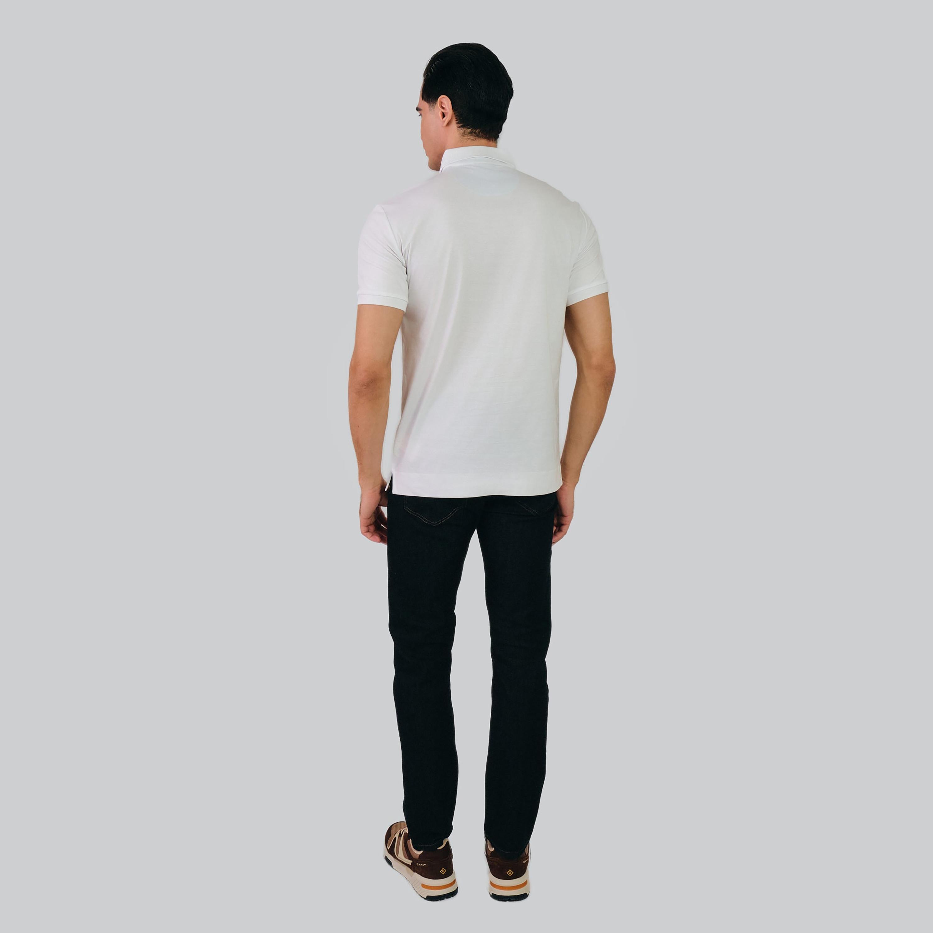 Gant Plain Collared Short Sleeves Men's Polo T-Shirt-men-clothing-tshirtsandpolos-tshirts-image-4