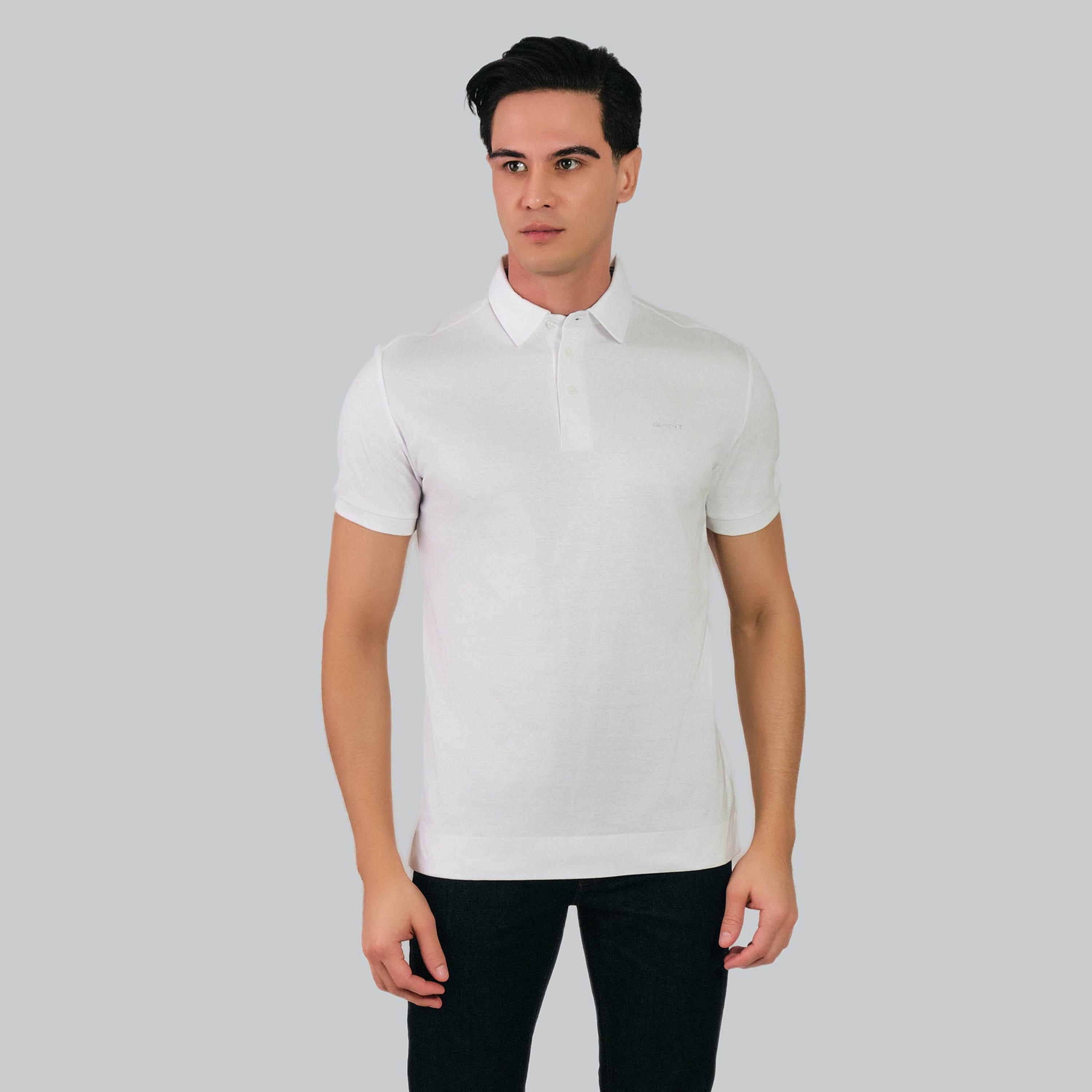 Gant Plain Collared Short Sleeves Men's Polo T-Shirt-men-clothing-tshirtsandpolos-tshirts-image-5