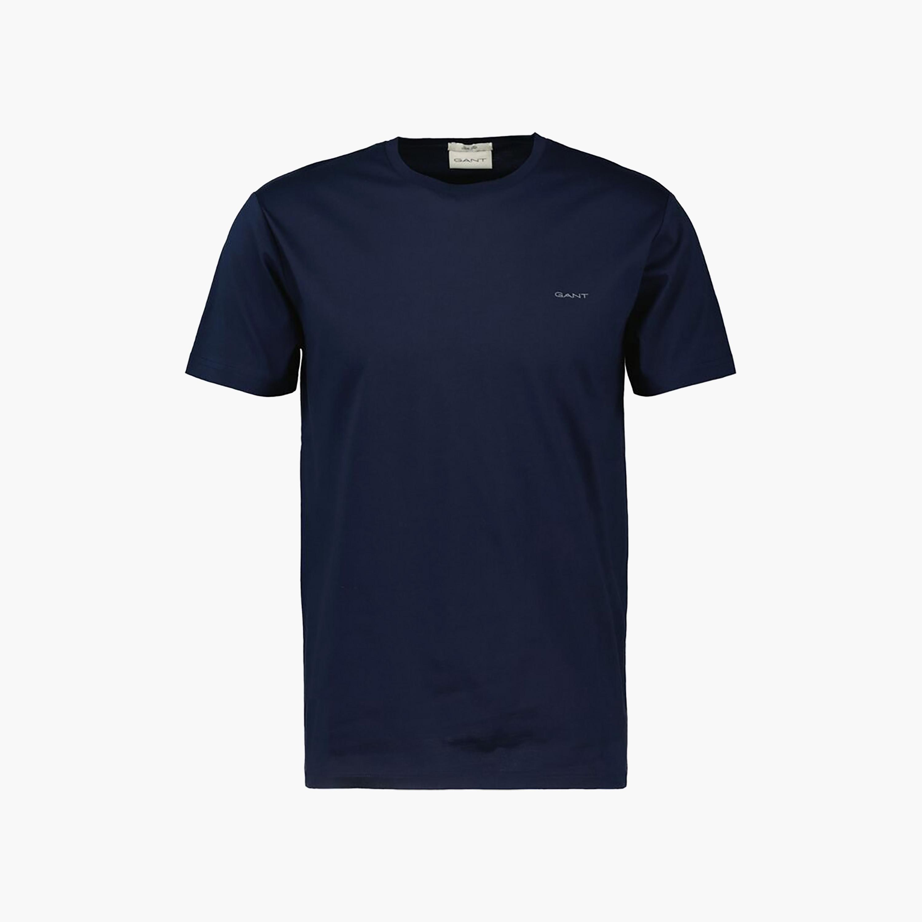 Gant Plain Round Neck Short Sleeves Men's T-Shirt-men-clothing-tshirtsandpolos-tshirts-image-1