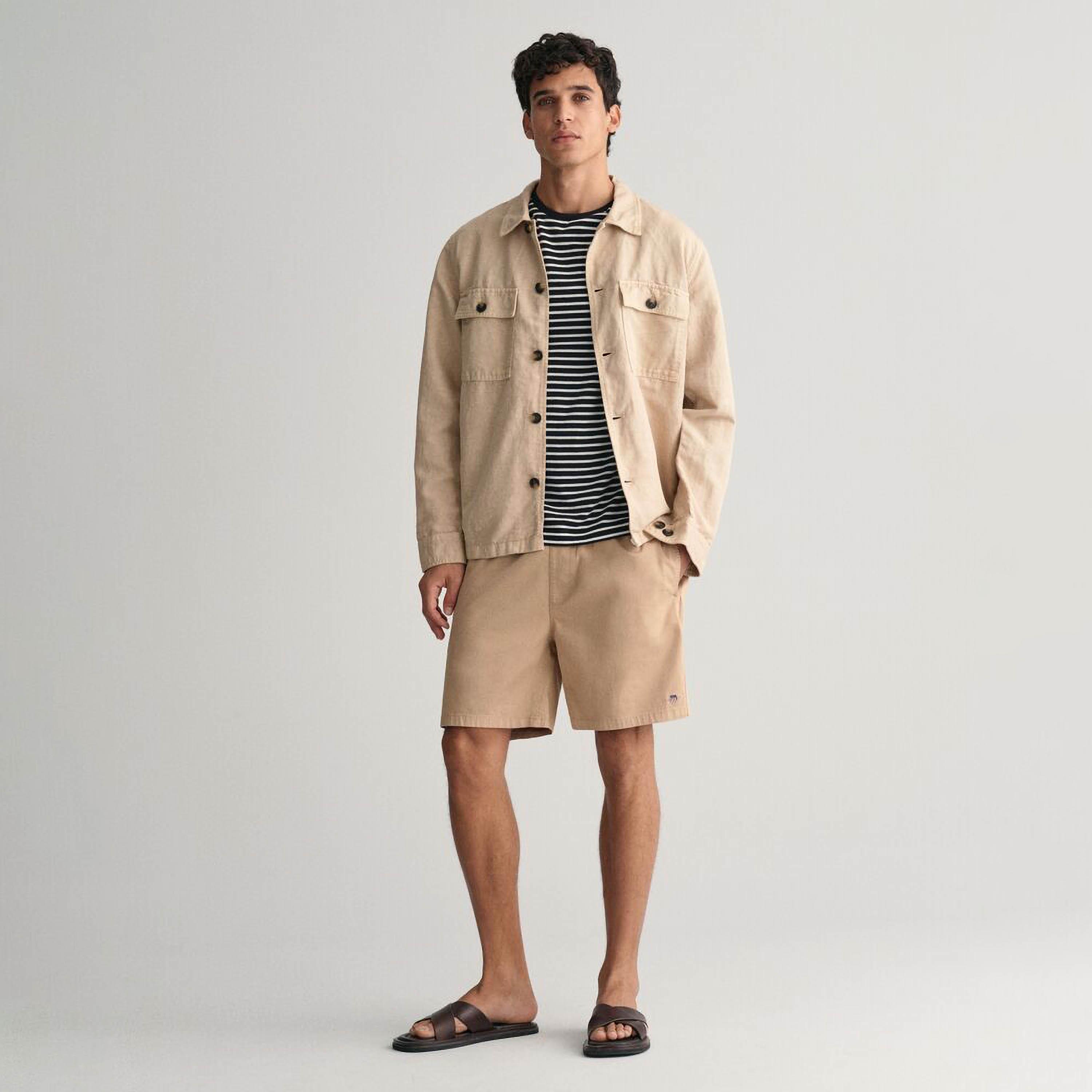 قميص غانت المخطط برقبة مستديرة بأكمام قصيرة-men-clothing-tshirtsandpolos-tshirts-image-2