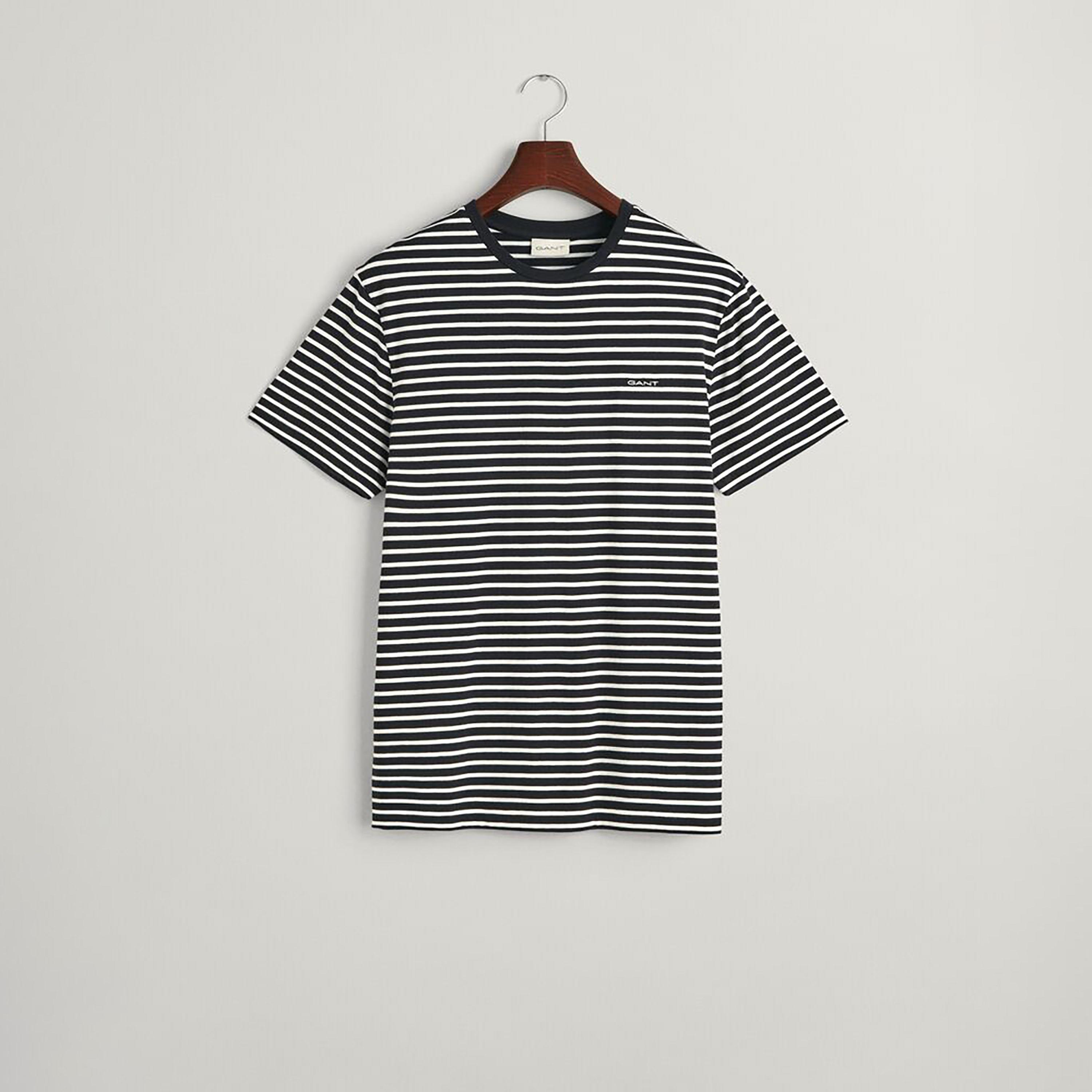 Gant Striped Round Neck Short Sleeves Men's T-Shirt-men-clothing-tshirtsandpolos-tshirts-image-5