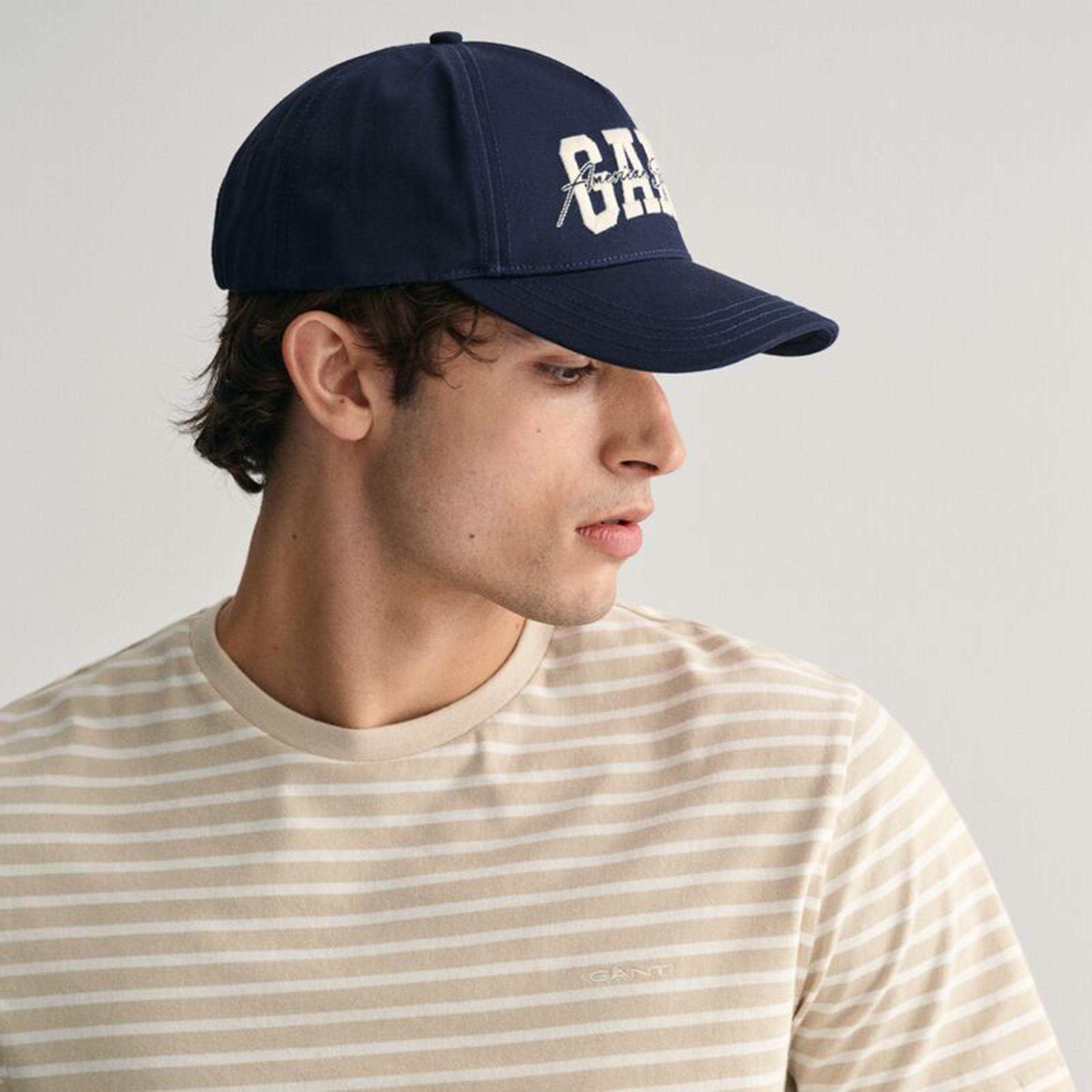 تي شيرت مخطط بأكمام قصيرة ورقبة دائرية من غانت-men-clothing-tshirtsandpolos-tshirts-image-3