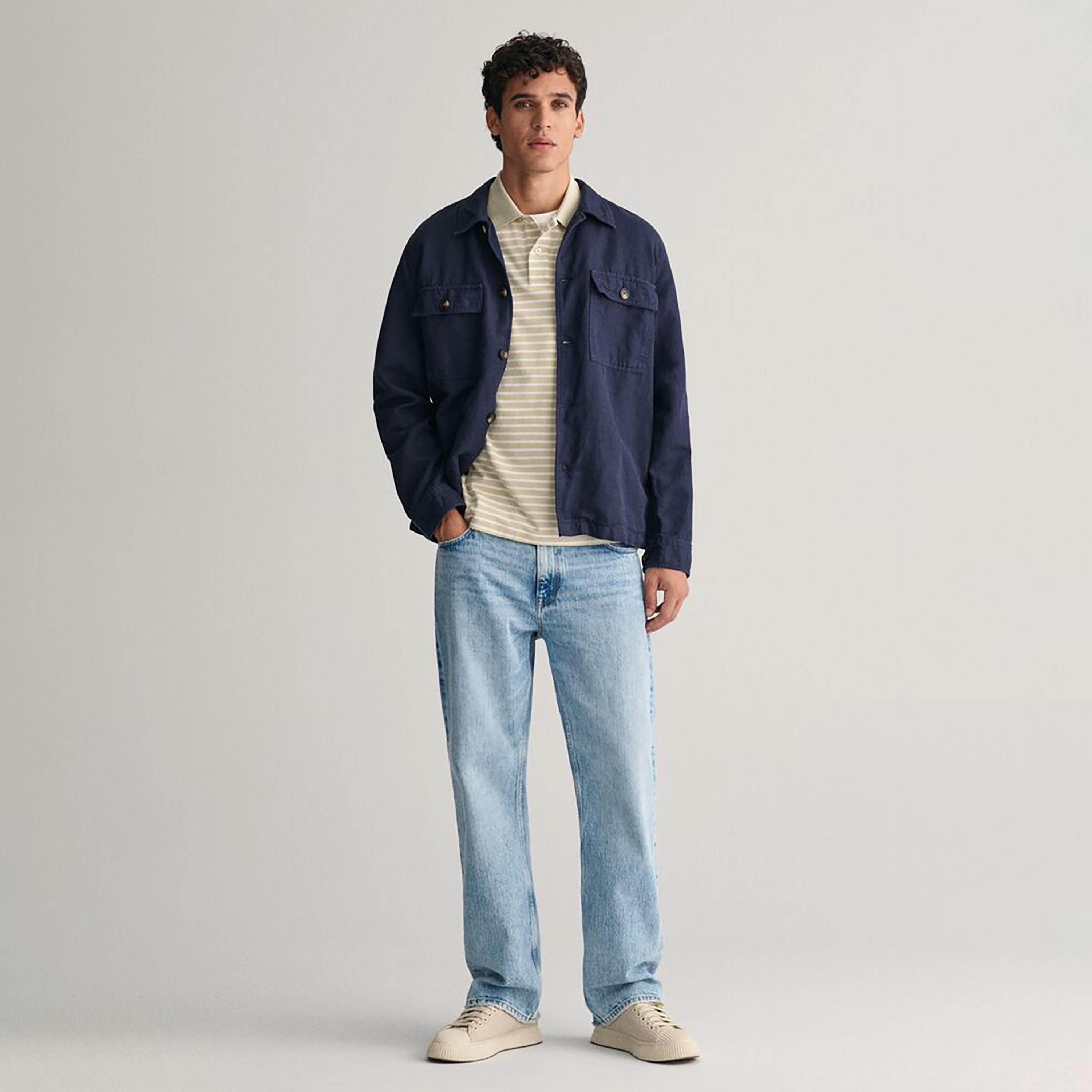 Gant Striped Collared Short Sleeves Polo T-Shirt-men-clothing-tshirtsandpolos-polos-image-2
