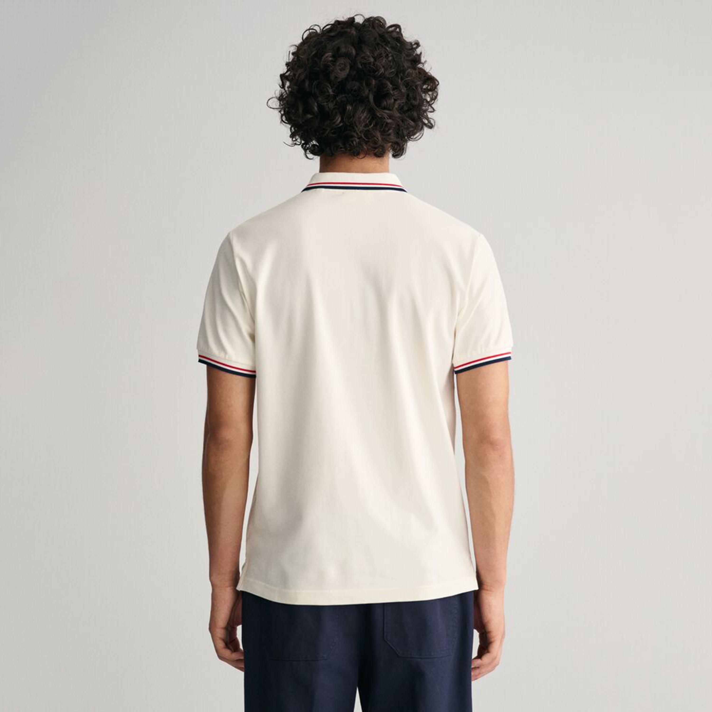 تيشيرت بولو رجالي بياقة سادة وأكمام قصيرة من جانت.-men-clothing-tshirtsandpolos-polos-image-4