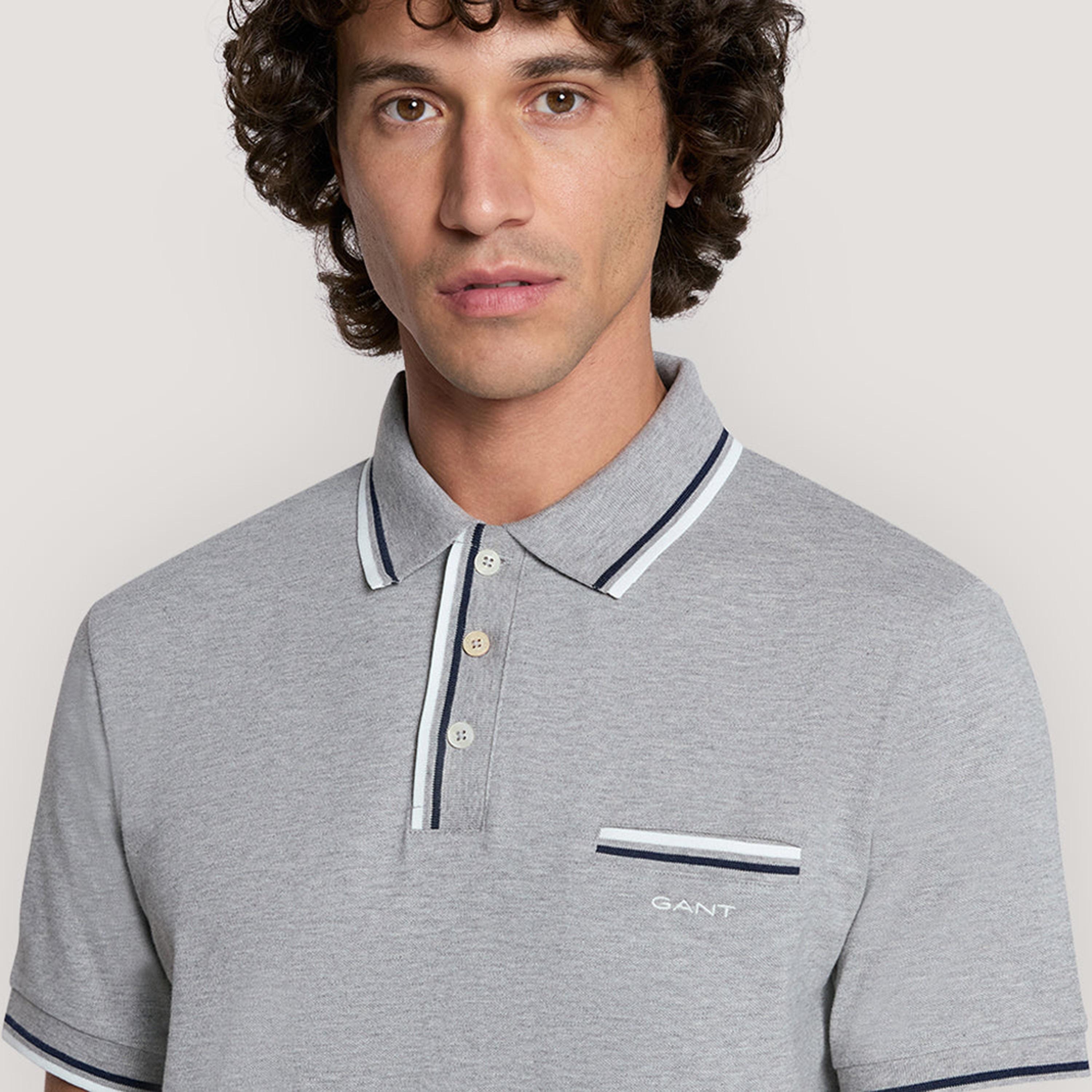 Gant Plain Collared Short Sleeves Men's Polo T-Shirt-men-clothing-tshirtsandpolos-polos-image-3