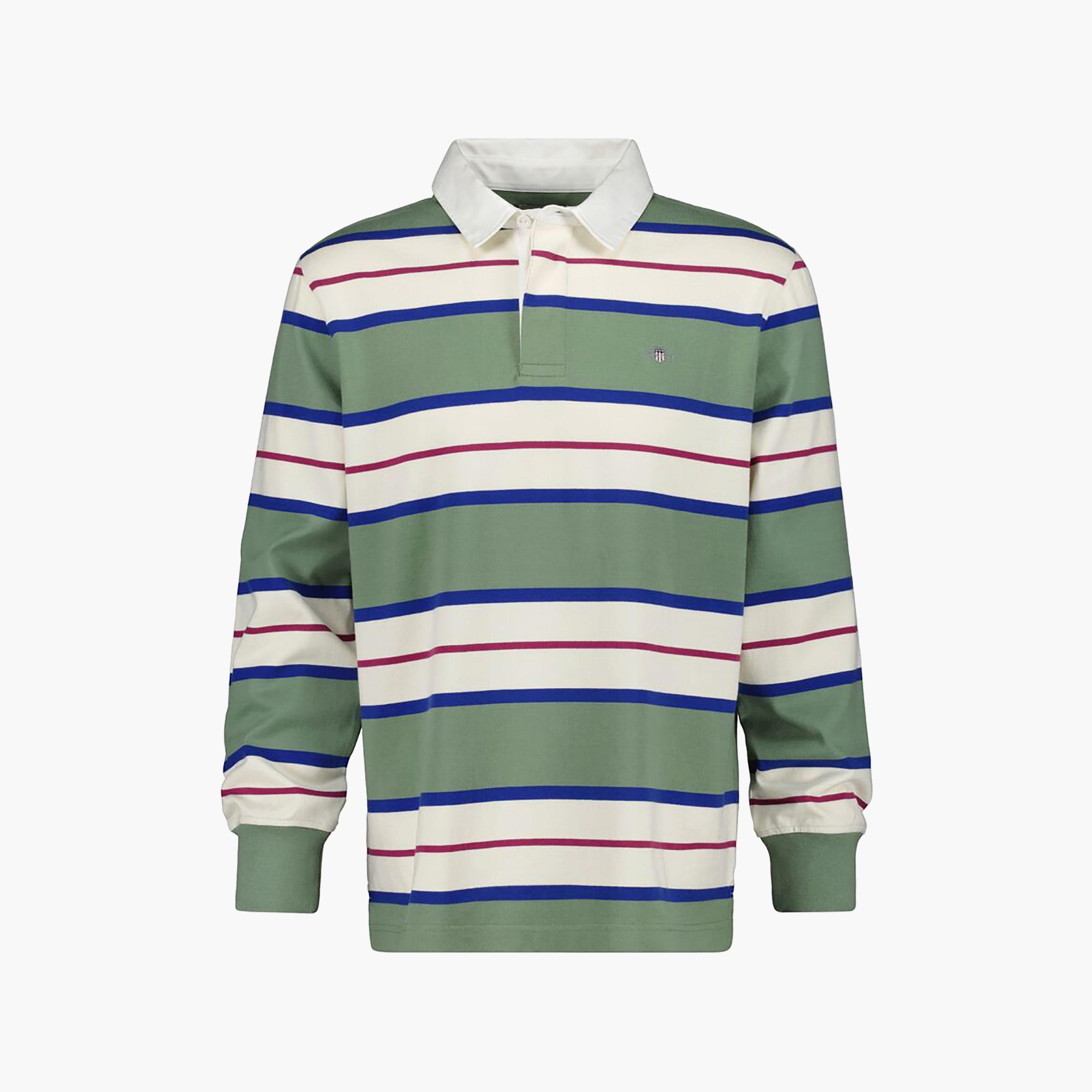 غانت مخطط بياقة وأكمام طويلة للرجال Rugger-men-clothing-tshirtsandpolos-polos-image-1