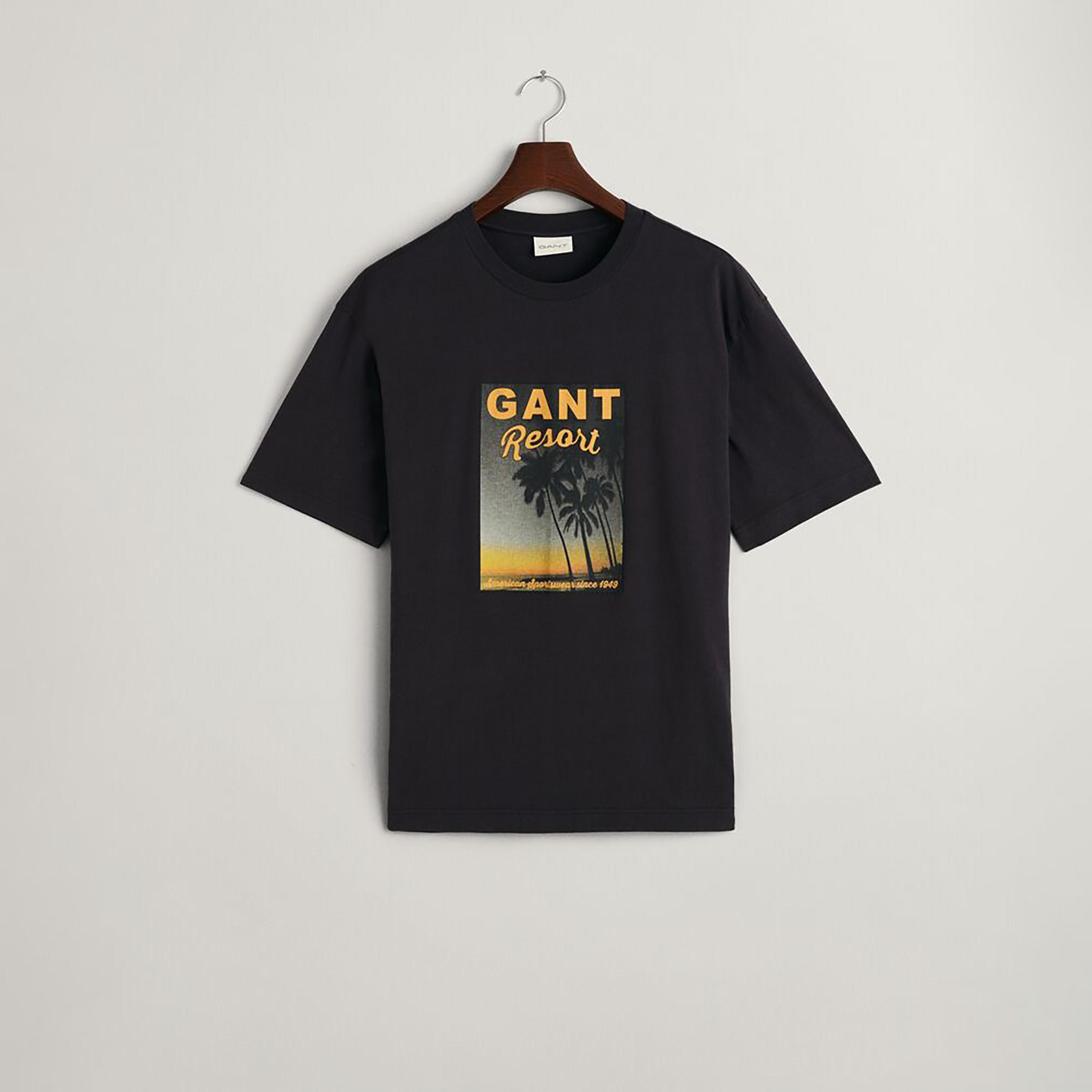 Gant Graphic Print Round Neck Short Sleeves Men's T-Shirt-men-clothing-tshirtsandpolos-tshirts-image-5