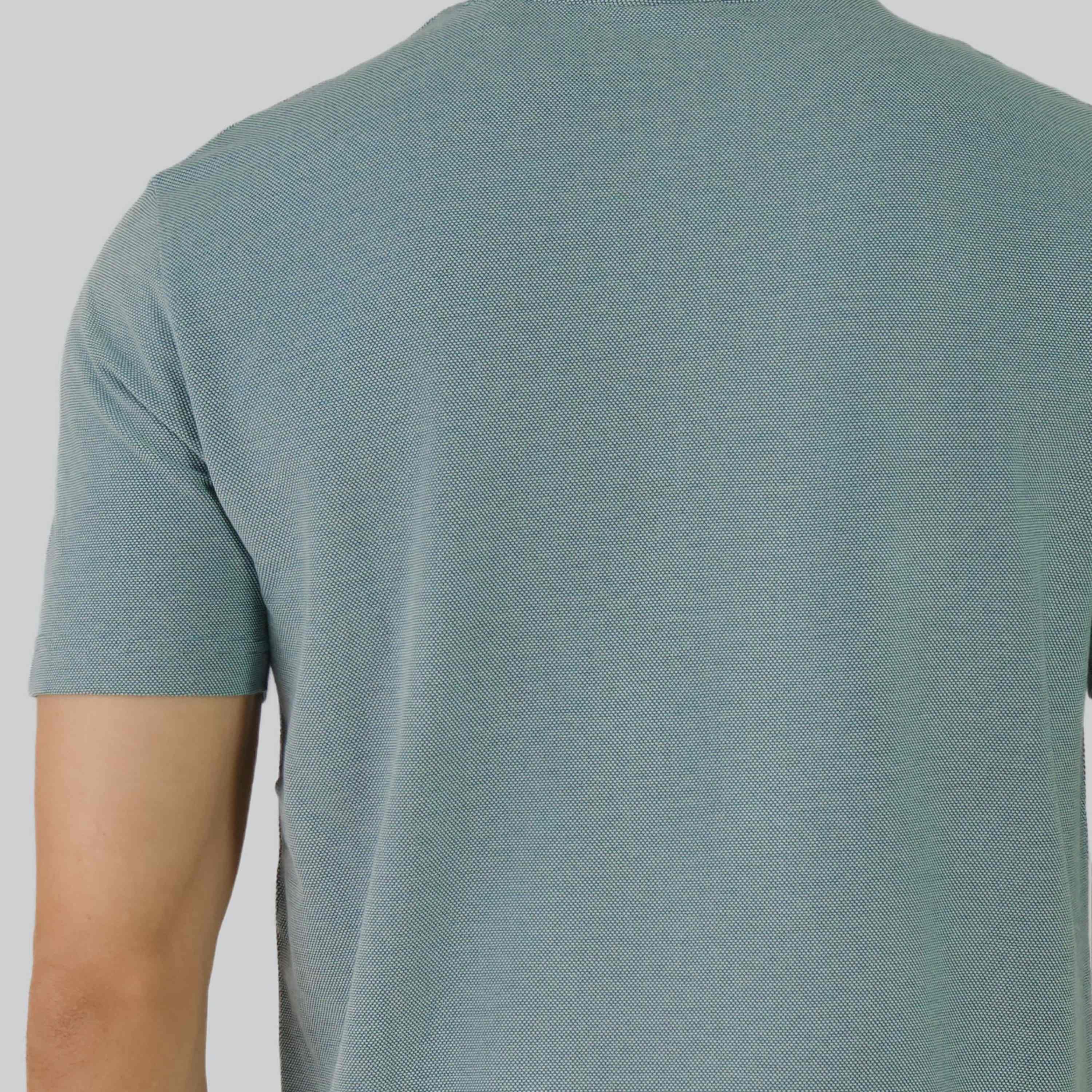 Gant Textured Round Neck Short Sleeves Men's T-Shirt-men-clothing-tshirtsandpolos-tshirts-image-8