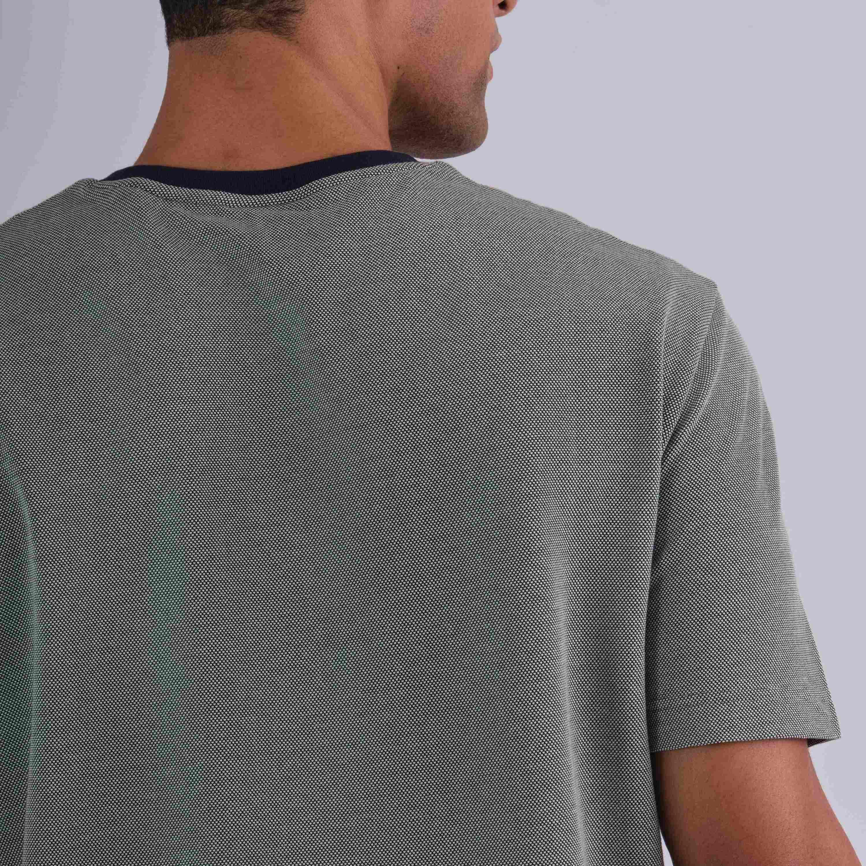 Gant Textured Round Neck Short Sleeves Men's T-Shirt-men-clothing-tshirtsandpolos-tshirts-image-4