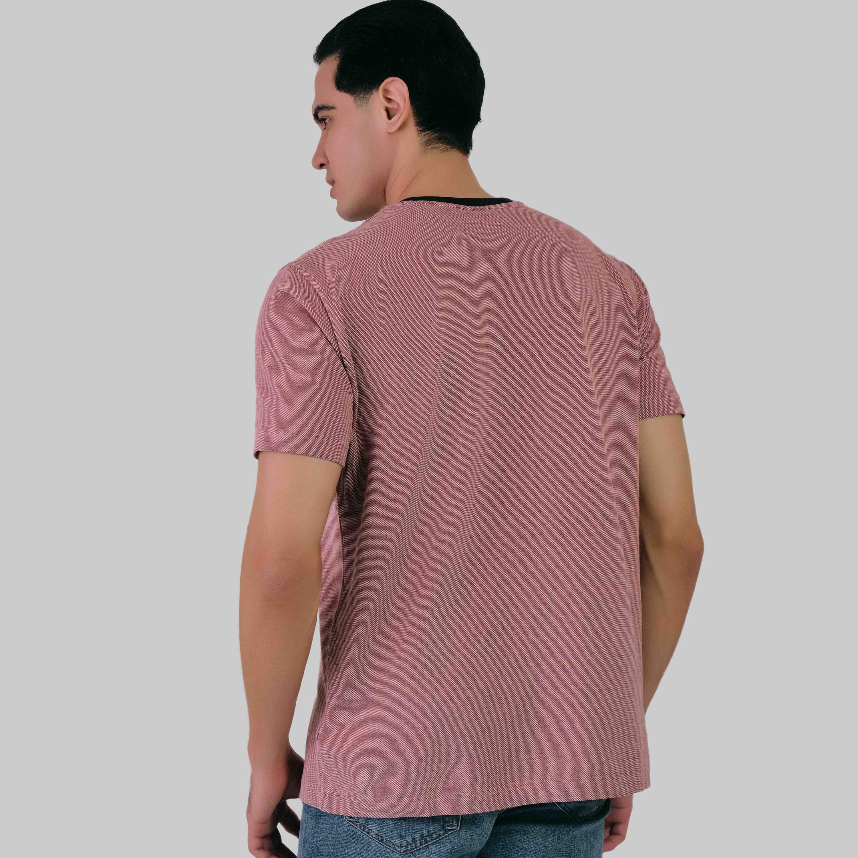 Gant Textured Round Neck Short Sleeves Men's T-Shirt-men-clothing-tshirtsandpolos-tshirts-image-11