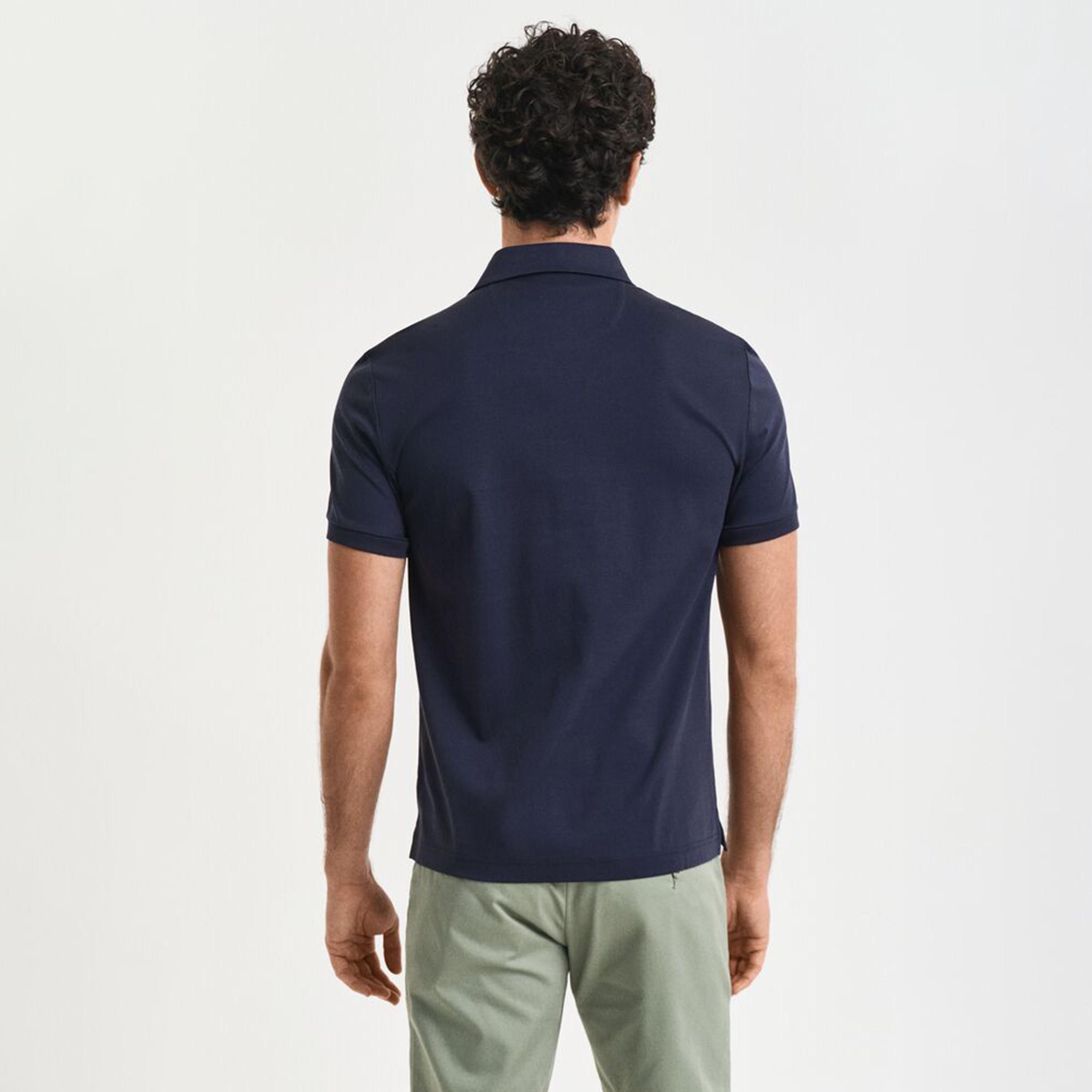 Gant Plain Collared Short Sleeves Men's Polo T-Shirt-men-clothing-tshirtsandpolos-polos-image-2