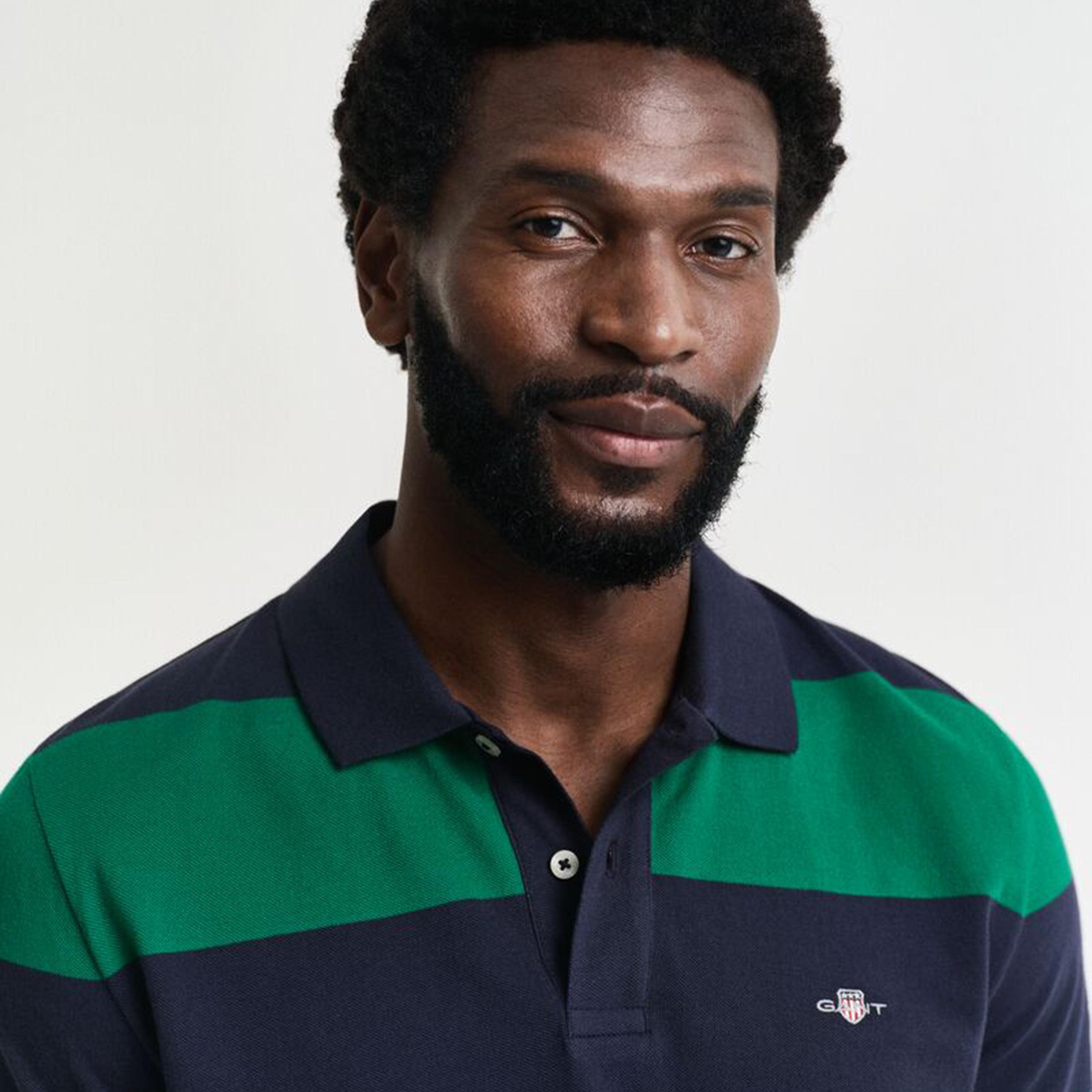 Gant Striped Collared Short Sleeves Men's Polo T-Shirt-men-clothing-tshirtsandpolos-polos-image-3