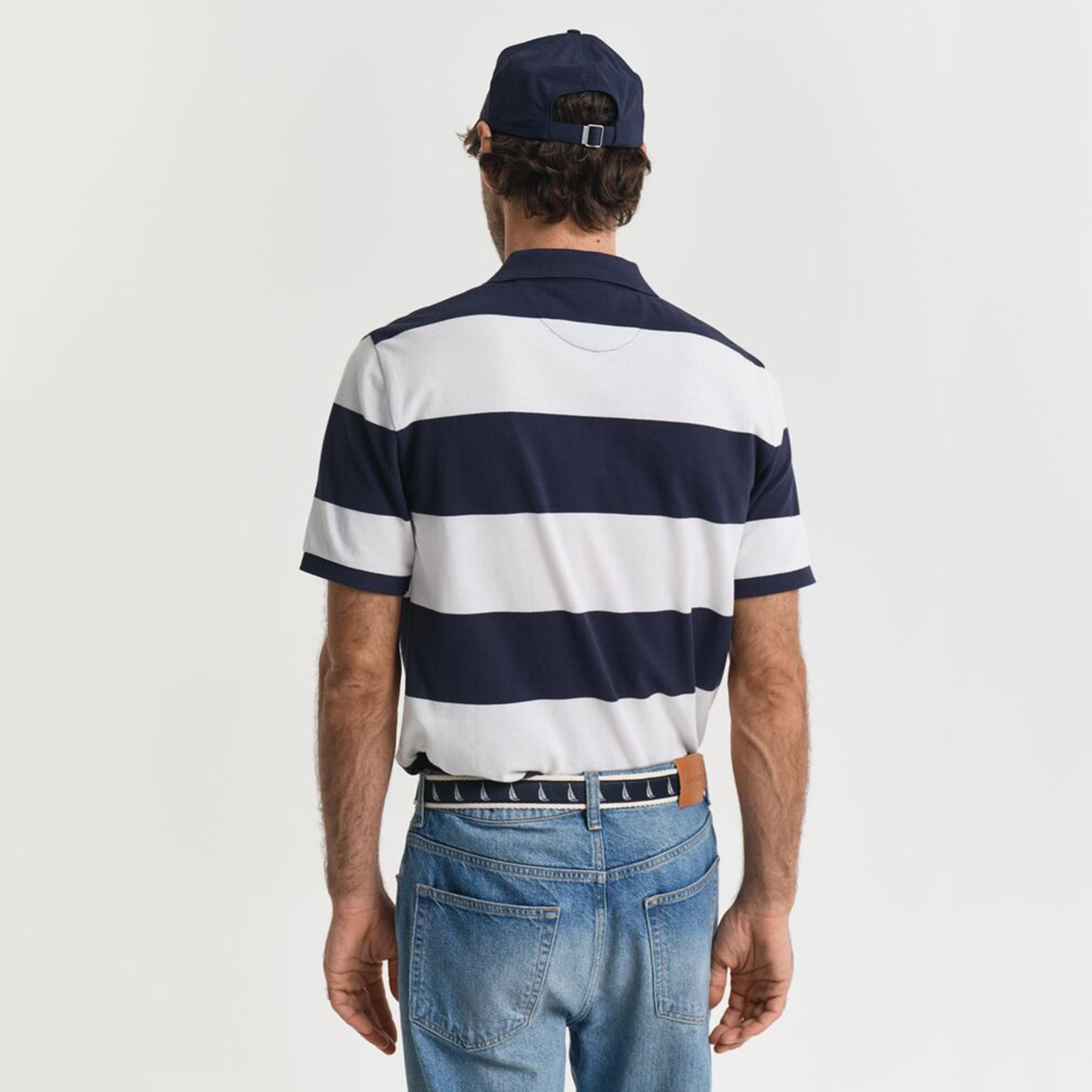 Gant Striped Collared Short Sleeves Men's Polo T-Shirt-men-clothing-tshirtsandpolos-polos-image-8