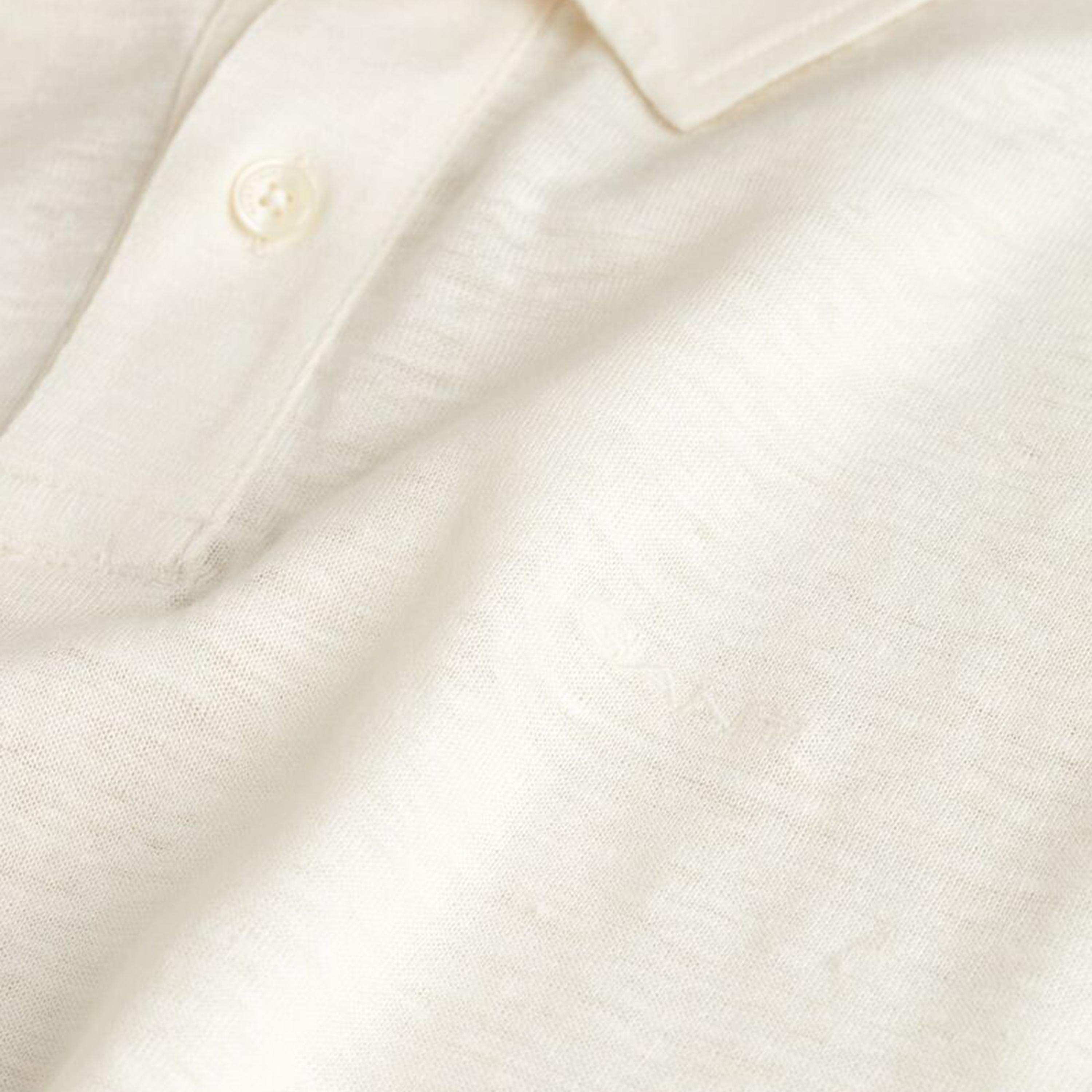 تيشيرت بولو رجالي من الكتان السادة بياقة وأكمام قصيرة من جانت-men-clothing-tshirtsandpolos-polos-image-3