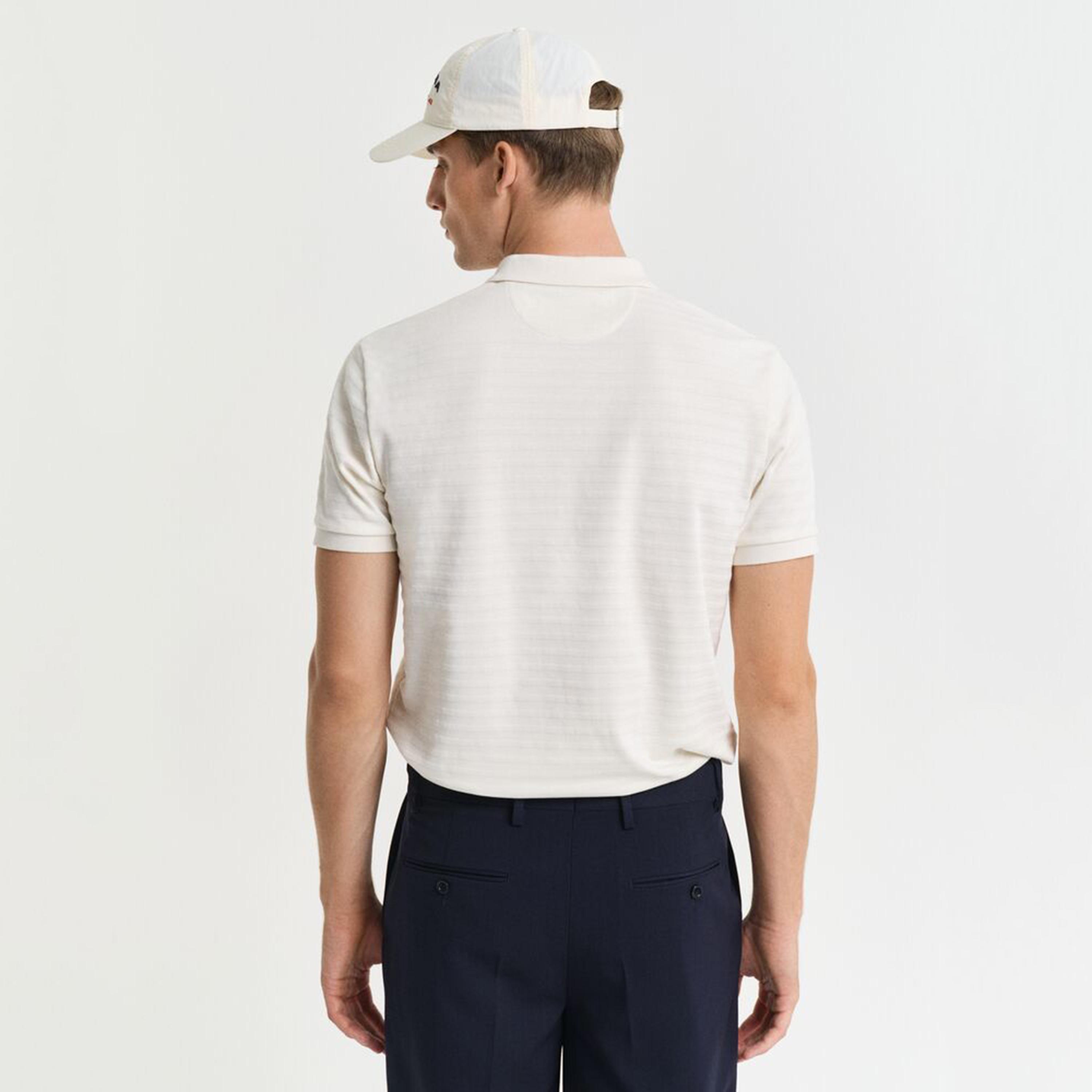 Gant Striped Collared Short Sleeves Men's Polo T-Shirt-men-clothing-tshirtsandpolos-polos-image-3
