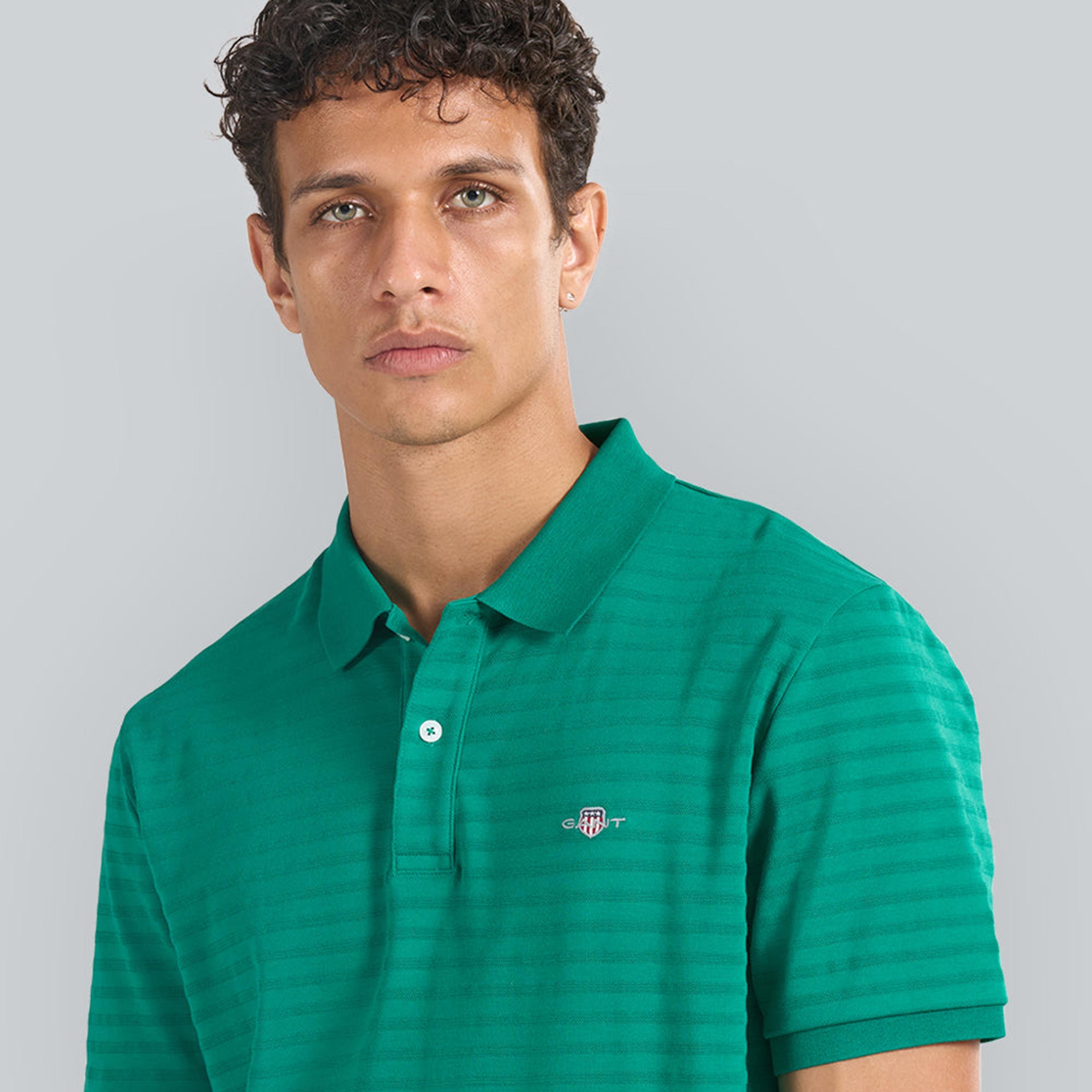 Gant Striped Collared Short Sleeves Men's Polo T-Shirt-men-clothing-tshirtsandpolos-polos-image-6