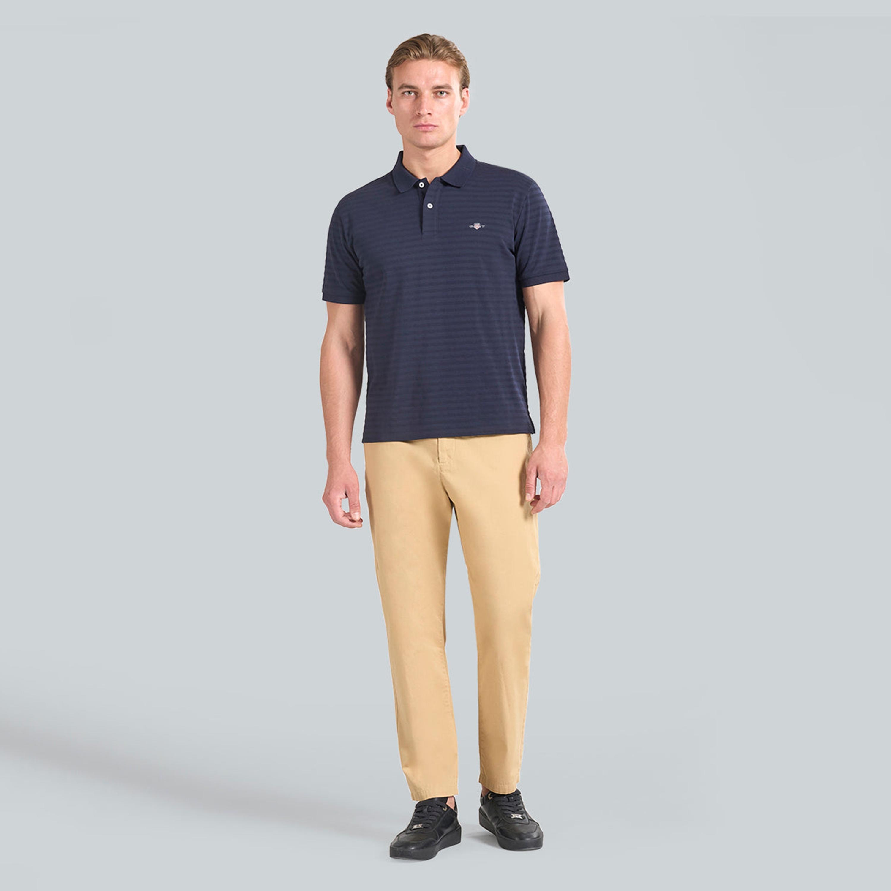Gant Striped Collared Short Sleeves Men's Polo T-Shirt-men-clothing-tshirtsandpolos-polos-image-13