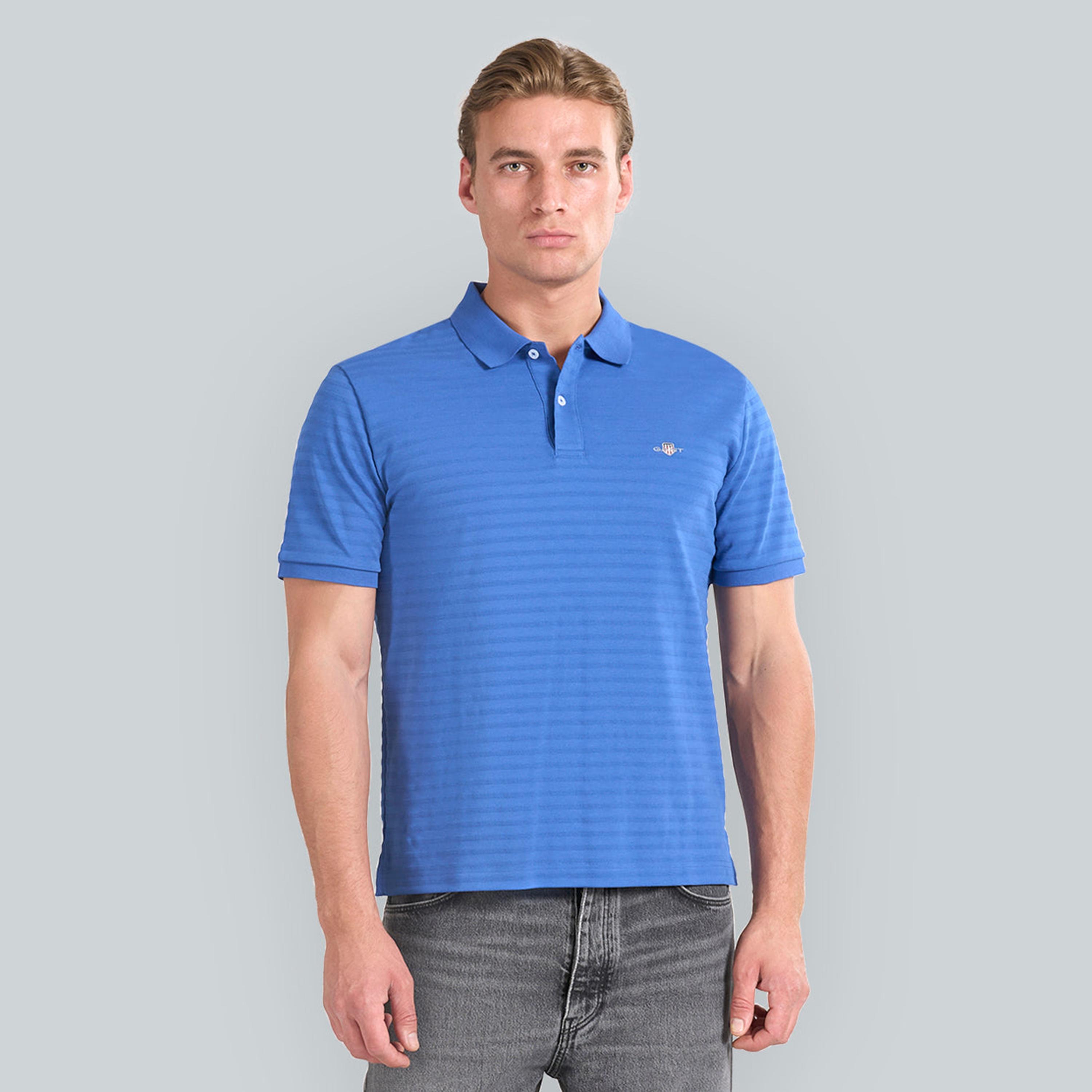 Gant Striped Collared Short Sleeves Men's Polo T-Shirt-men-clothing-tshirtsandpolos-polos-image-8