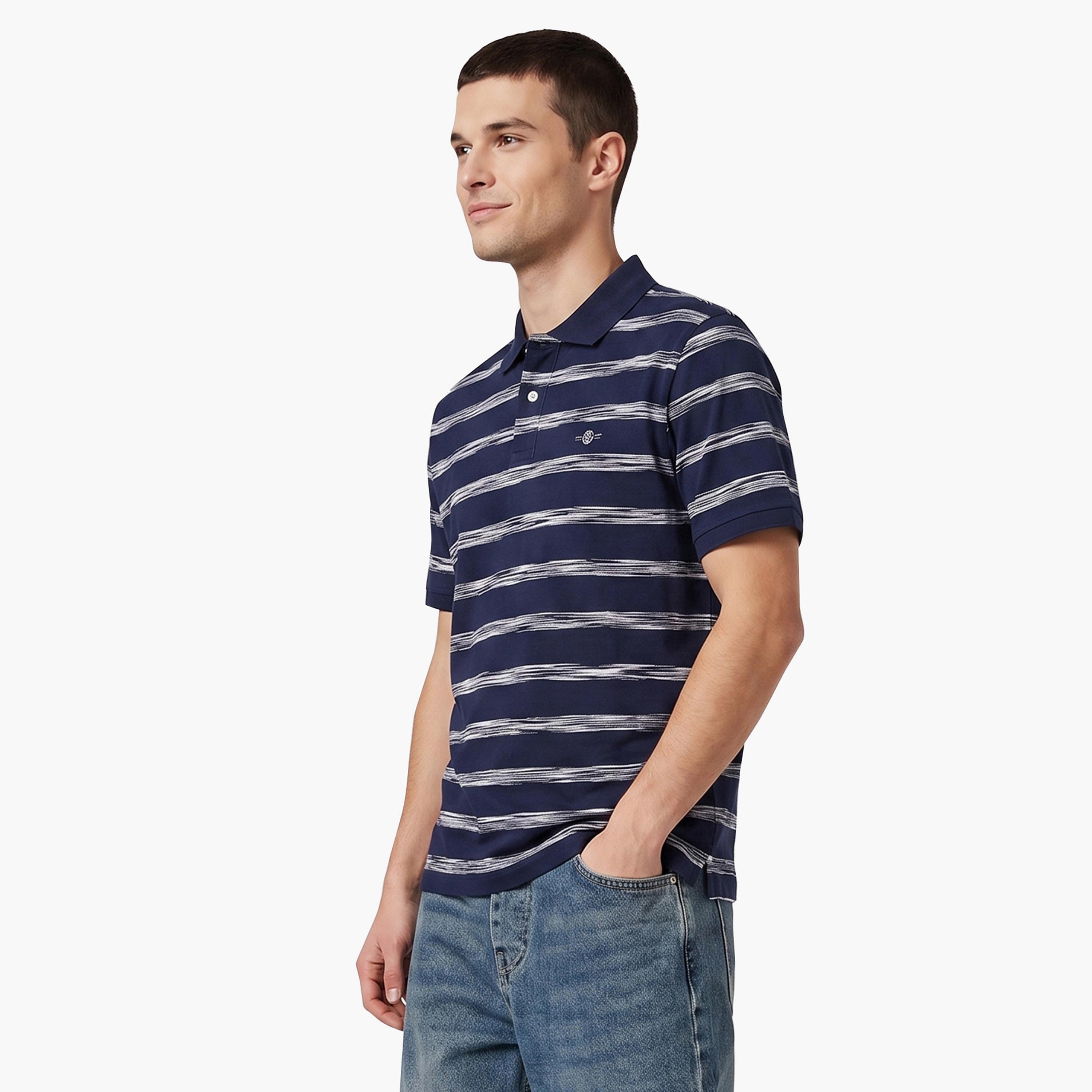 Gant Striped Collared Short Sleeves Men's Polo T-Shirt-men-clothing-tshirtsandpolos-polos-image-5