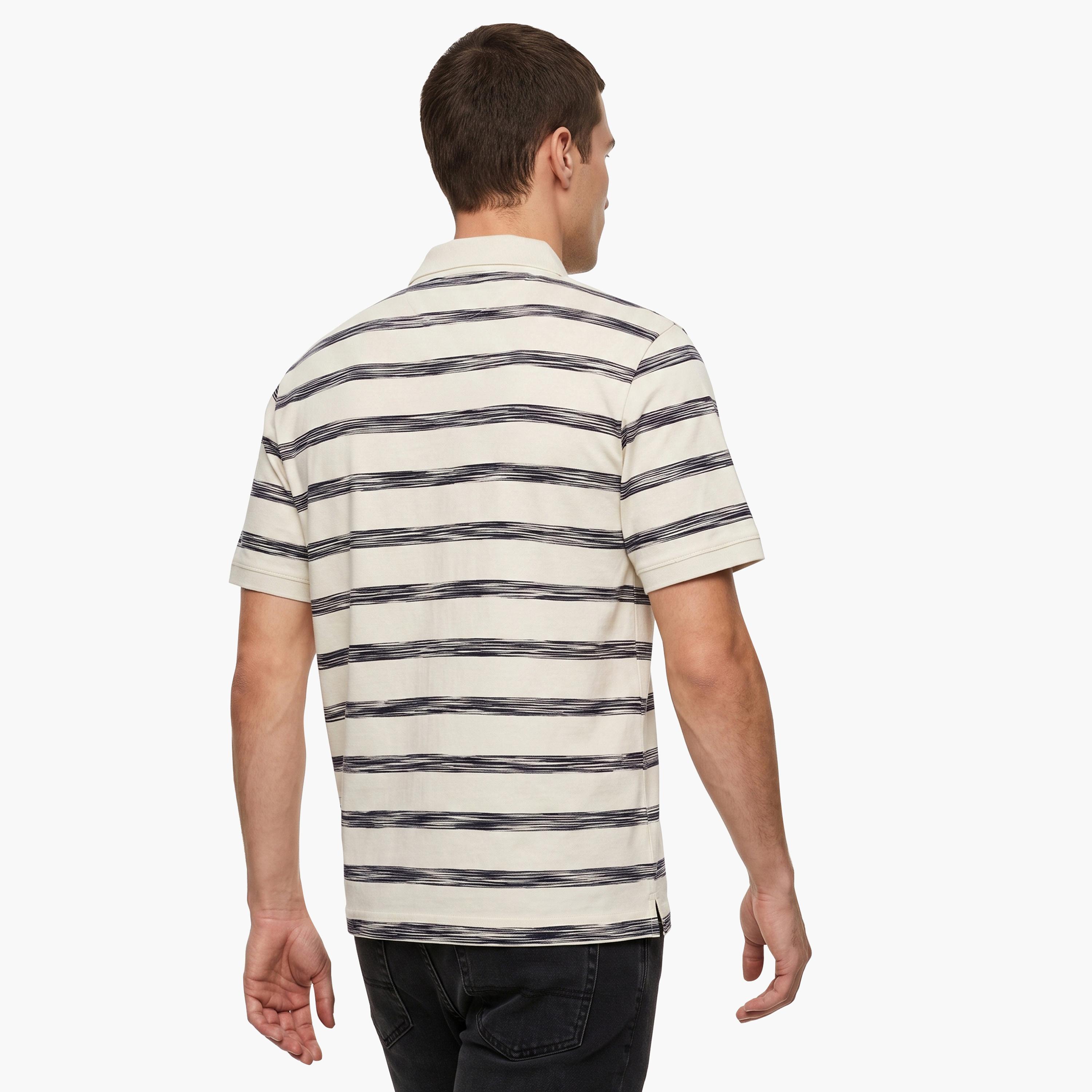 Gant Striped Collared Short Sleeves Men's Polo T-Shirt-men-clothing-tshirtsandpolos-polos-image-4