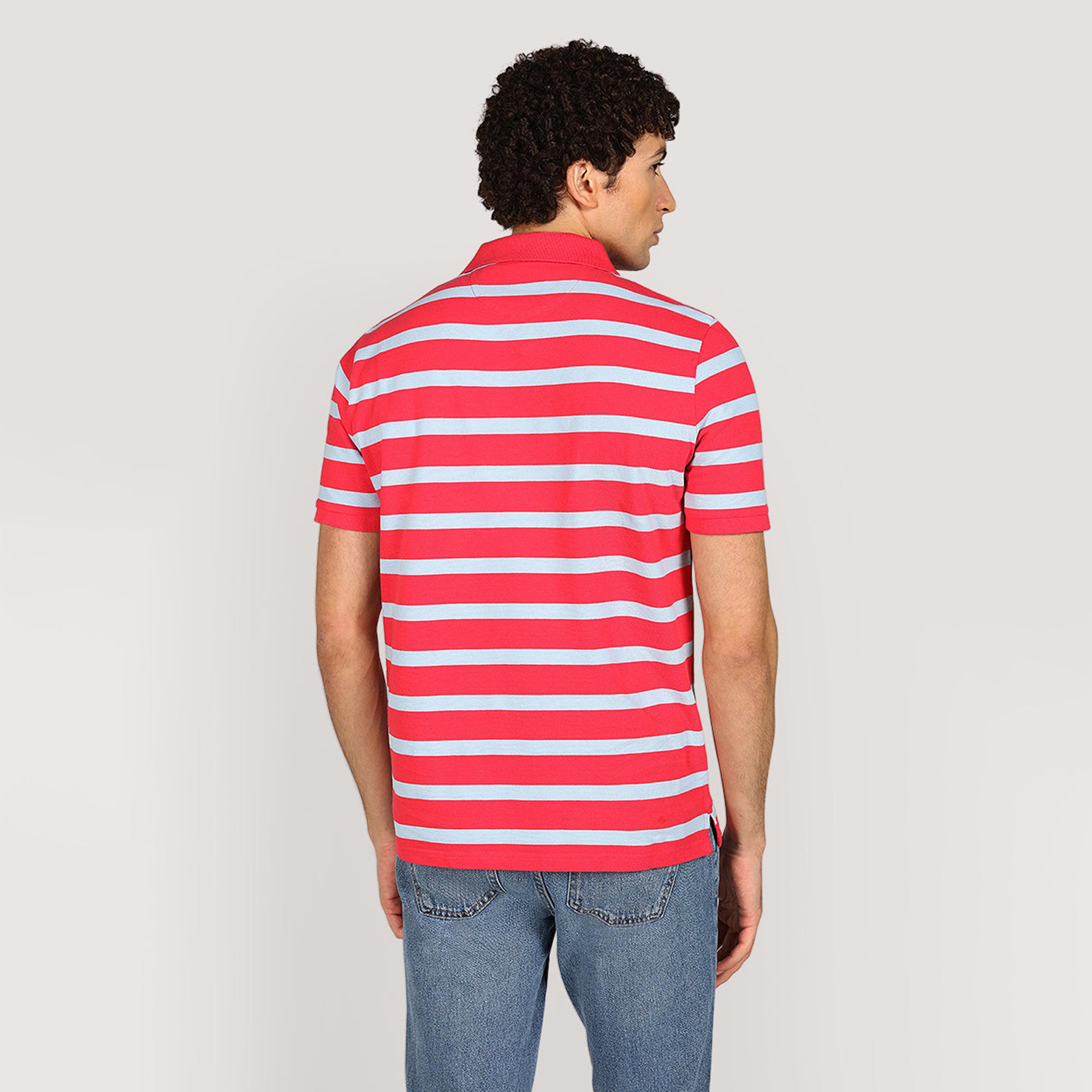 Gant Striped Collared Short Sleeves Men's Polo T-Shirt-men-clothing-tshirtsandpolos-polos-image-4