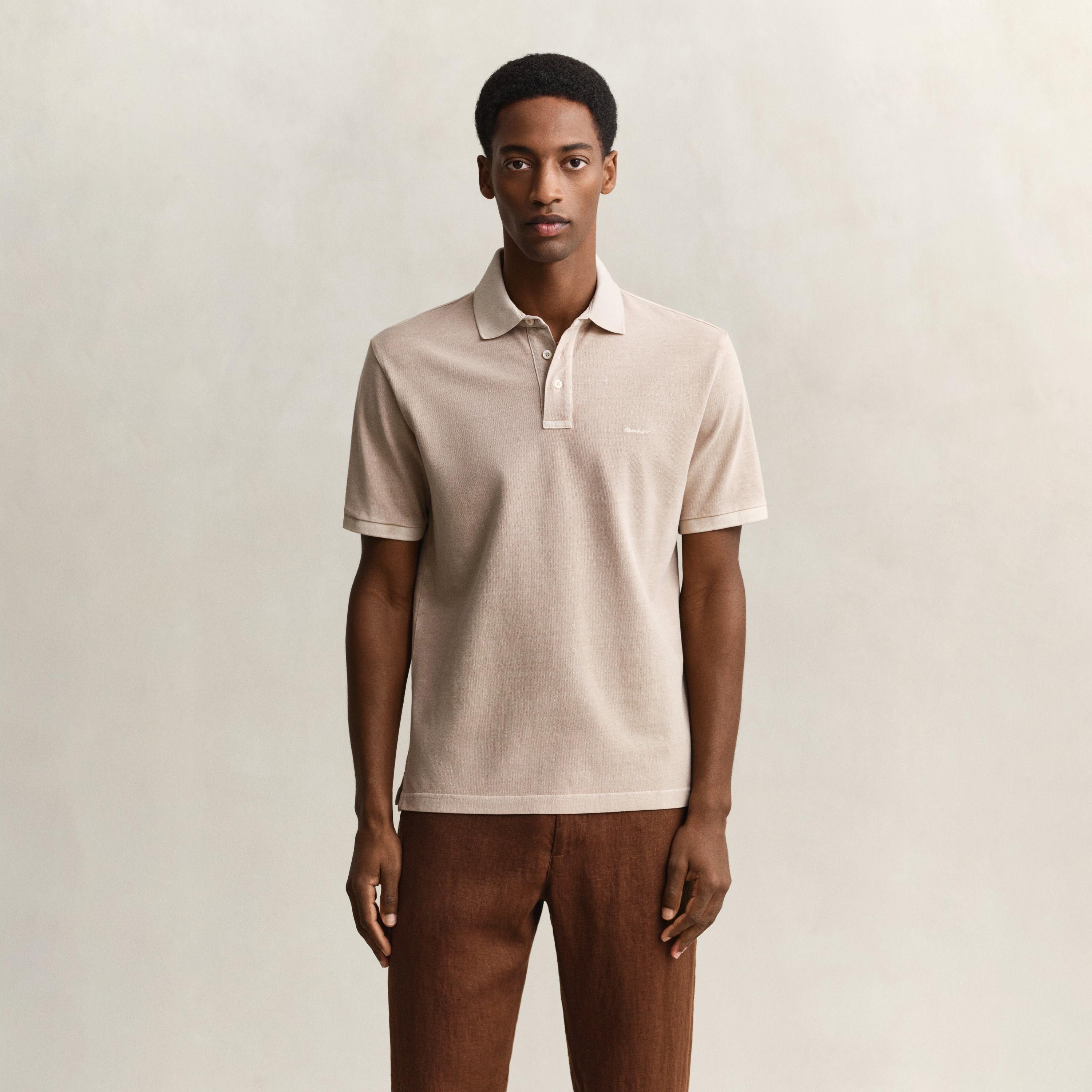 Gant Plain Collared Short Sleeves Men's Polo T-Shirt-men-clothing-tshirtsandpolos-polos-image-17