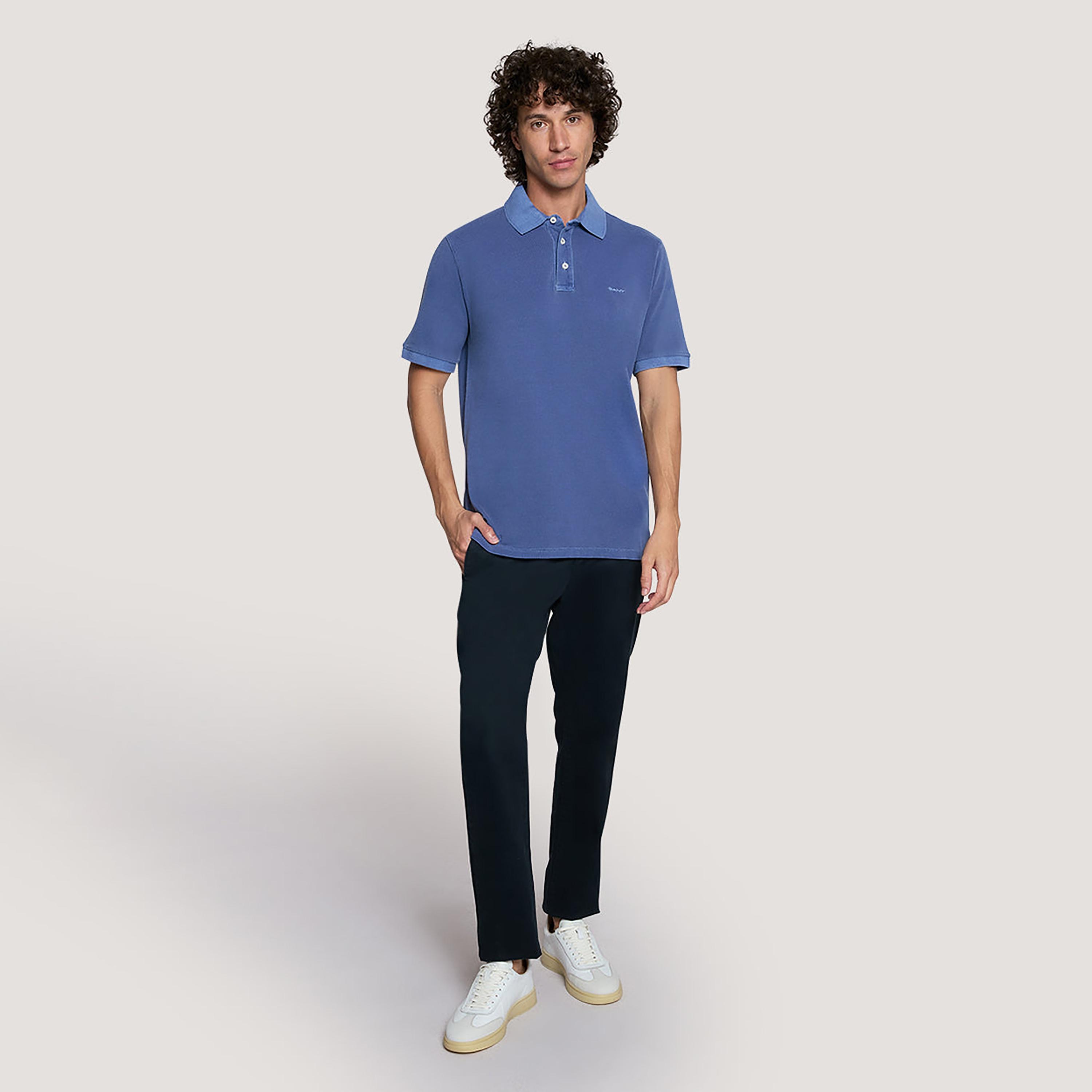 Gant Plain Collared Short Sleeves Men's Polo T-Shirt-men-clothing-tshirtsandpolos-polos-image-10