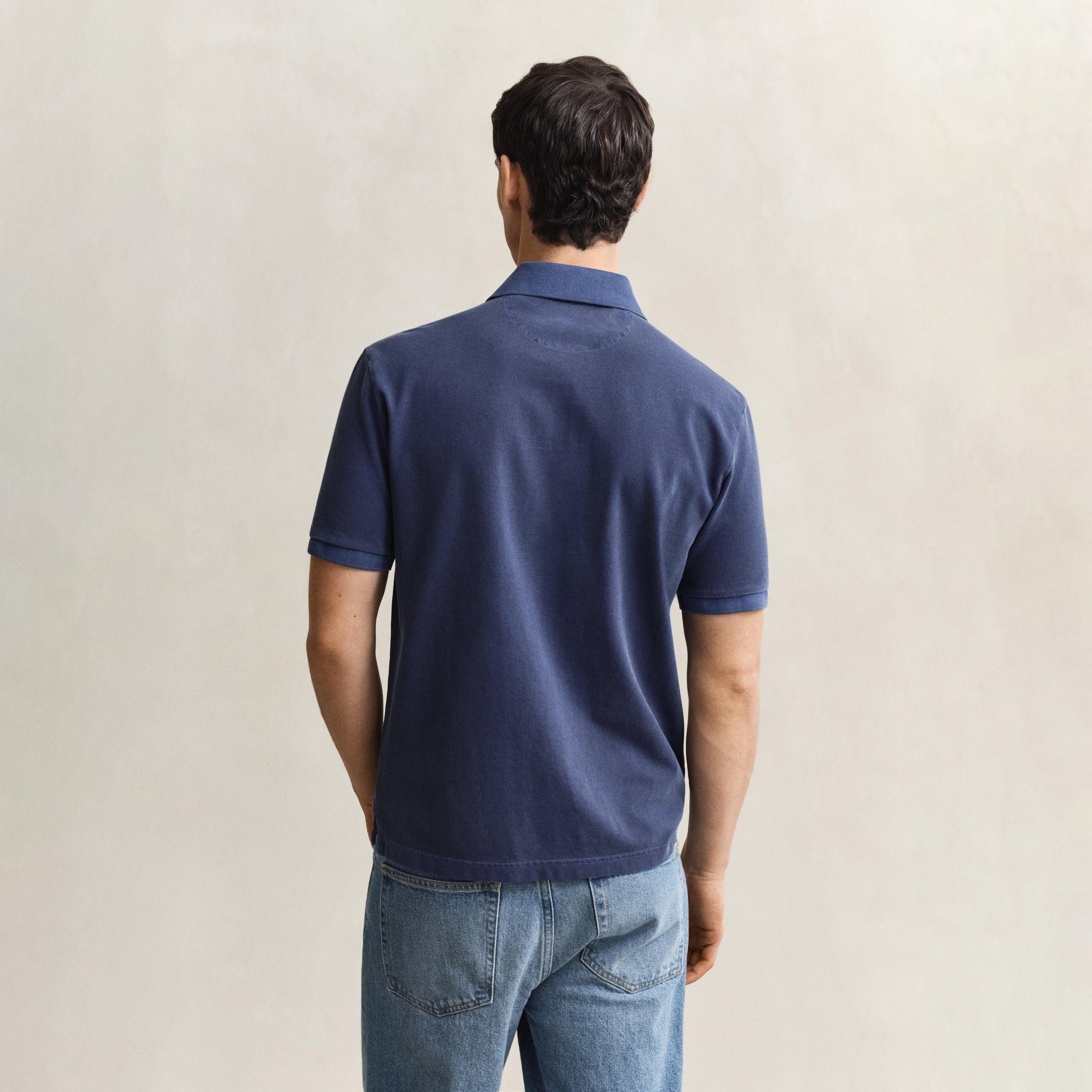 Gant Plain Collared Short Sleeves Men's Polo T-Shirt-men-clothing-tshirtsandpolos-polos-image-30