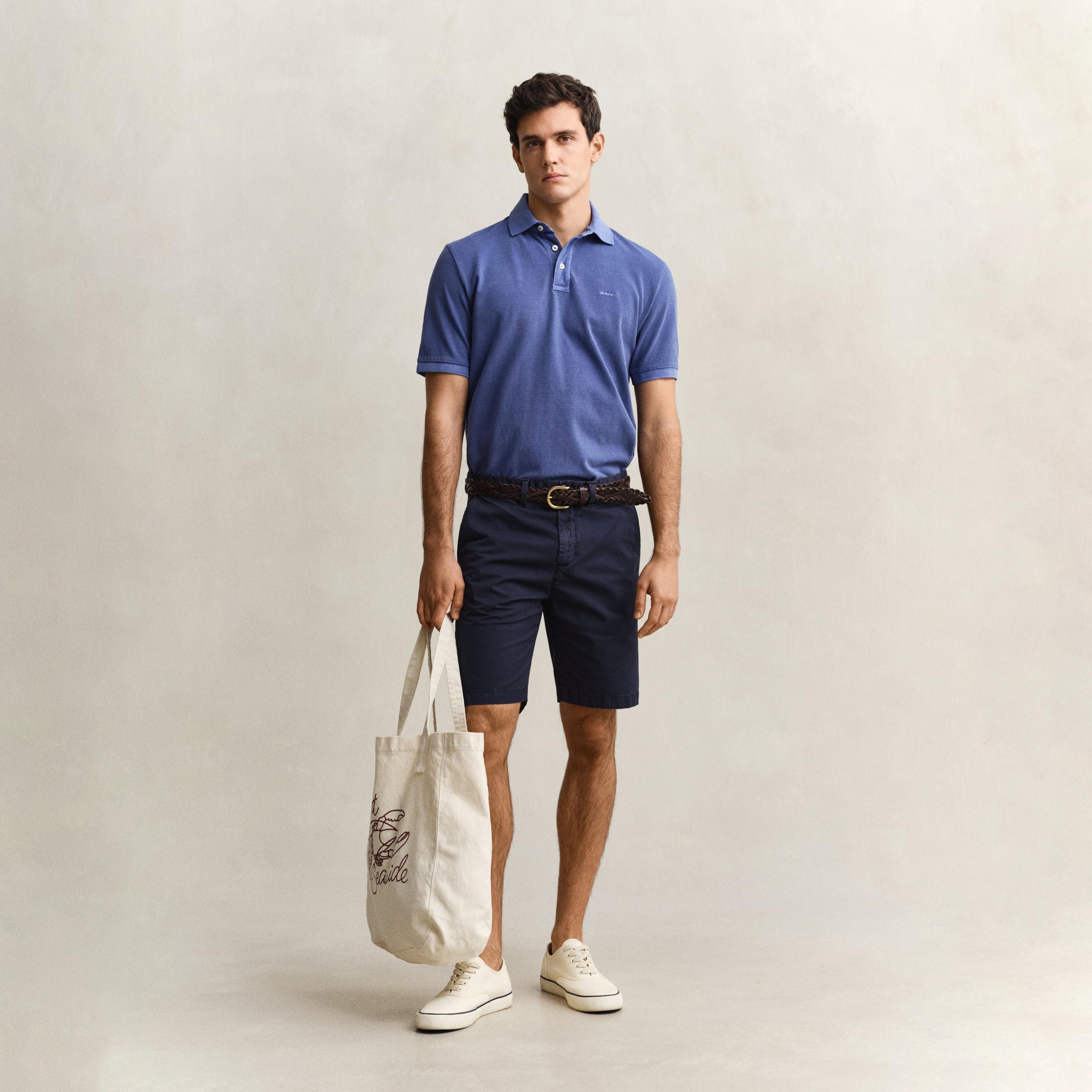 Gant Plain Collared Short Sleeves Men's Polo T-Shirt-men-clothing-tshirtsandpolos-polos-image-33