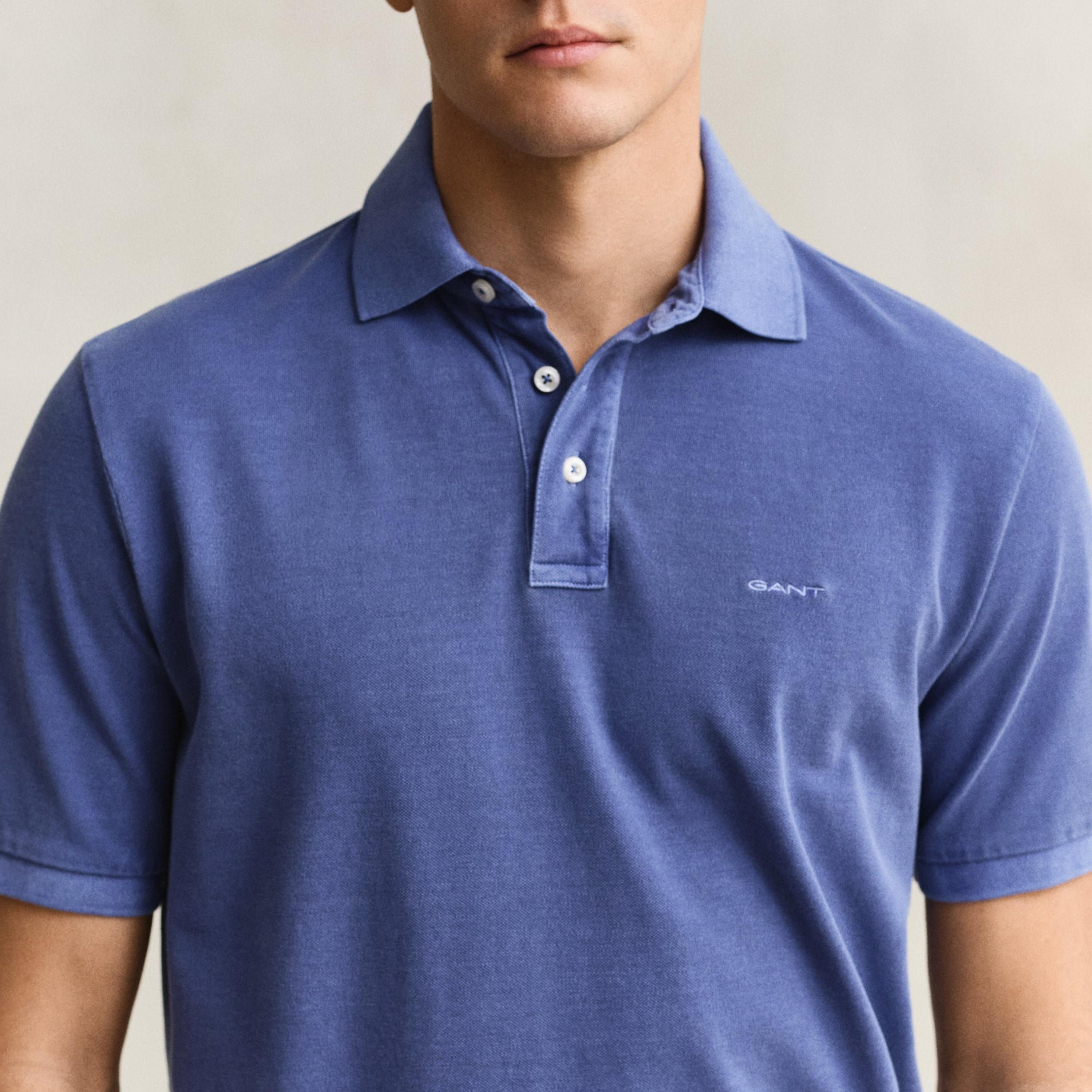 Gant Plain Collared Short Sleeves Men's Polo T-Shirt-men-clothing-tshirtsandpolos-polos-image-34