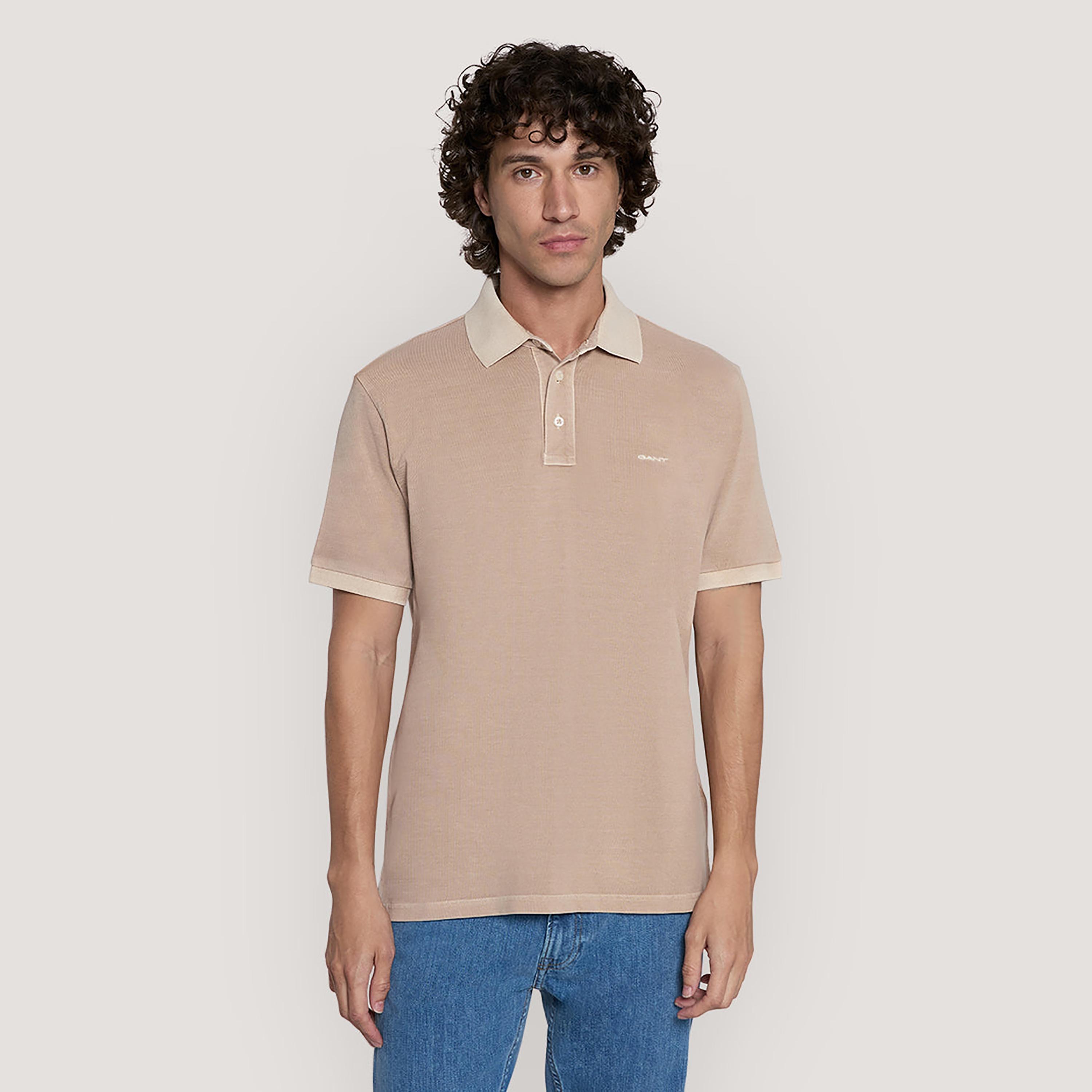Gant Plain Collared Short Sleeves Men's Polo T-Shirt-men-clothing-tshirtsandpolos-polos-image-1