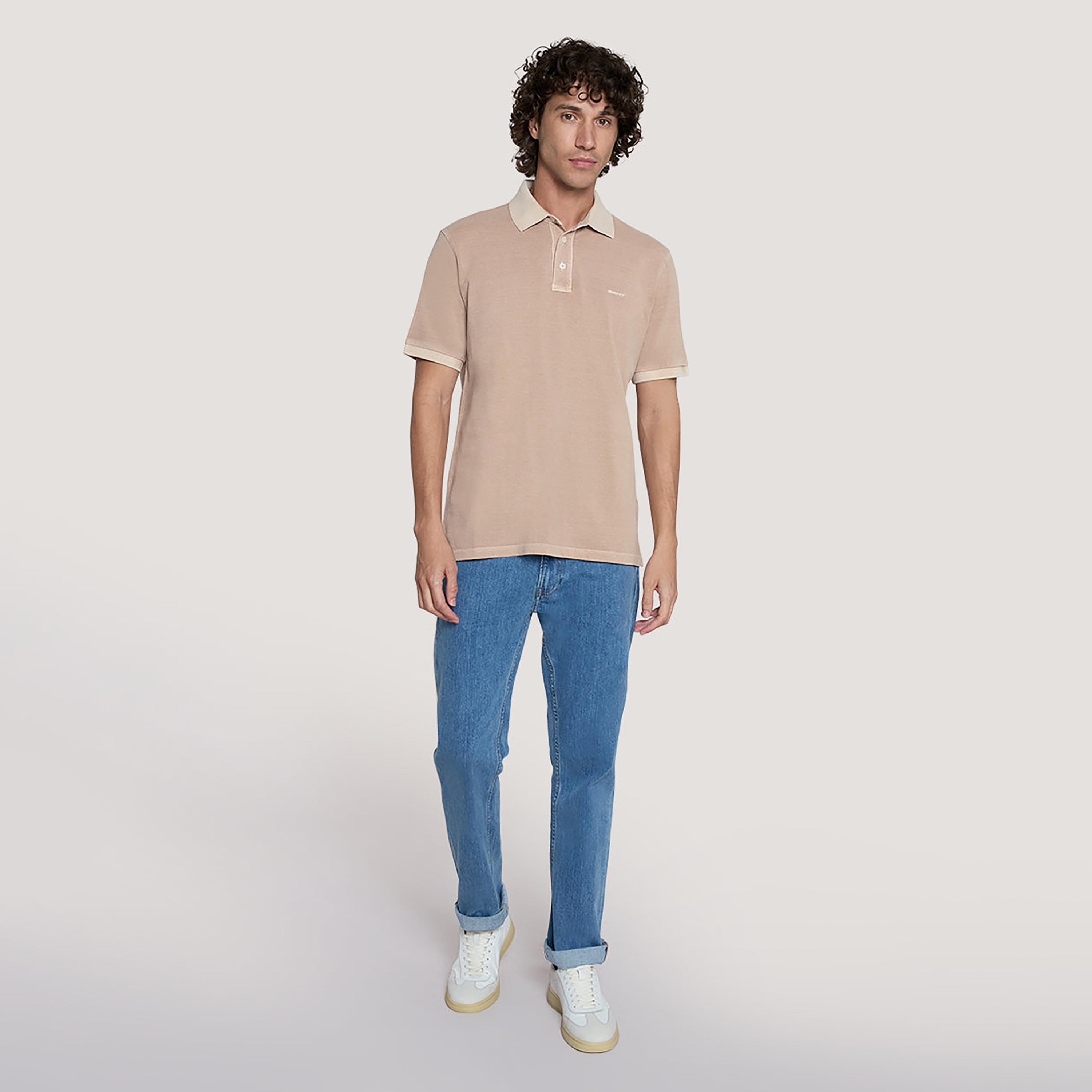 Gant Plain Collared Short Sleeves Men's Polo T-Shirt-men-clothing-tshirtsandpolos-polos-image-2