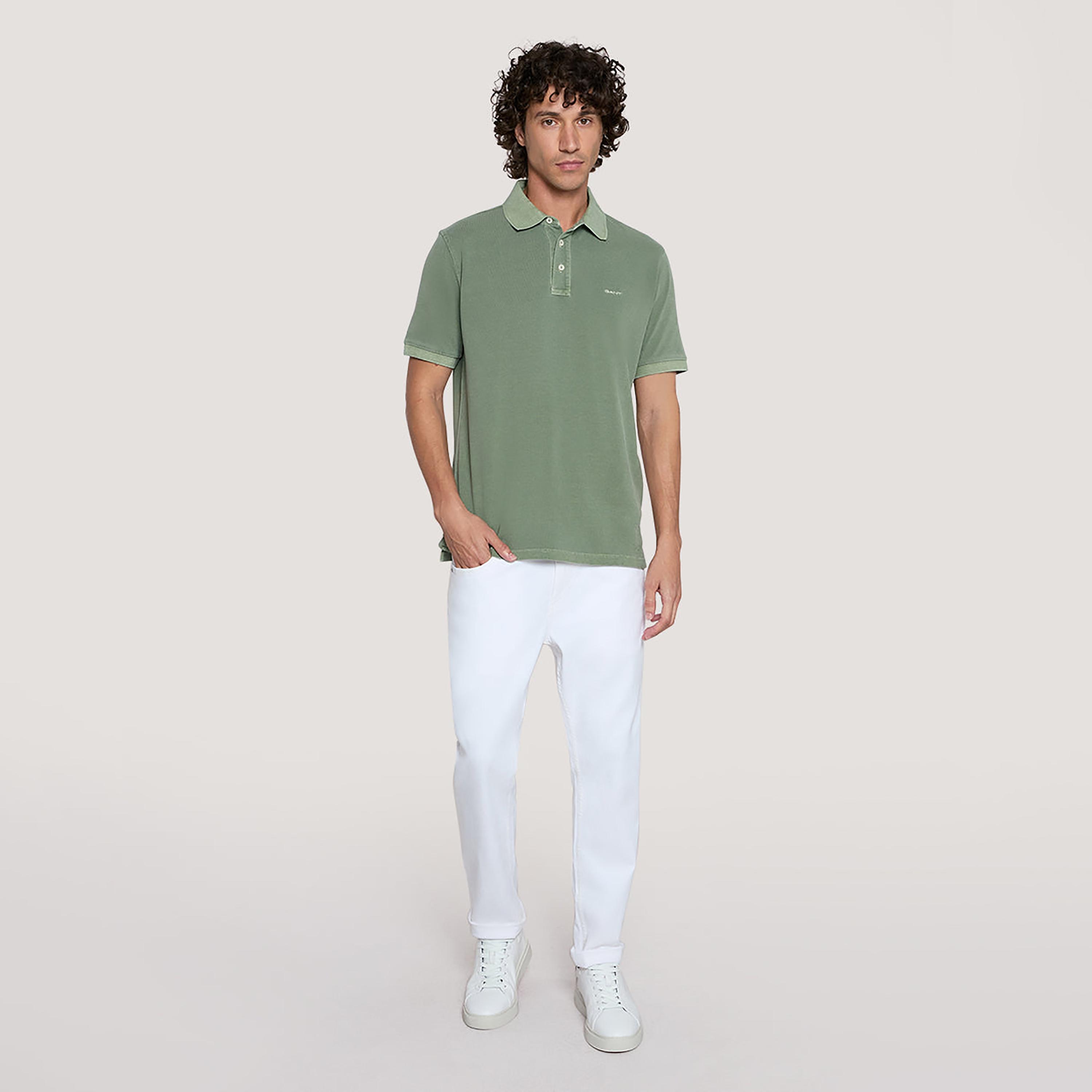 Gant Plain Collared Short Sleeves Men's Polo T-Shirt-men-clothing-tshirtsandpolos-polos-image-6