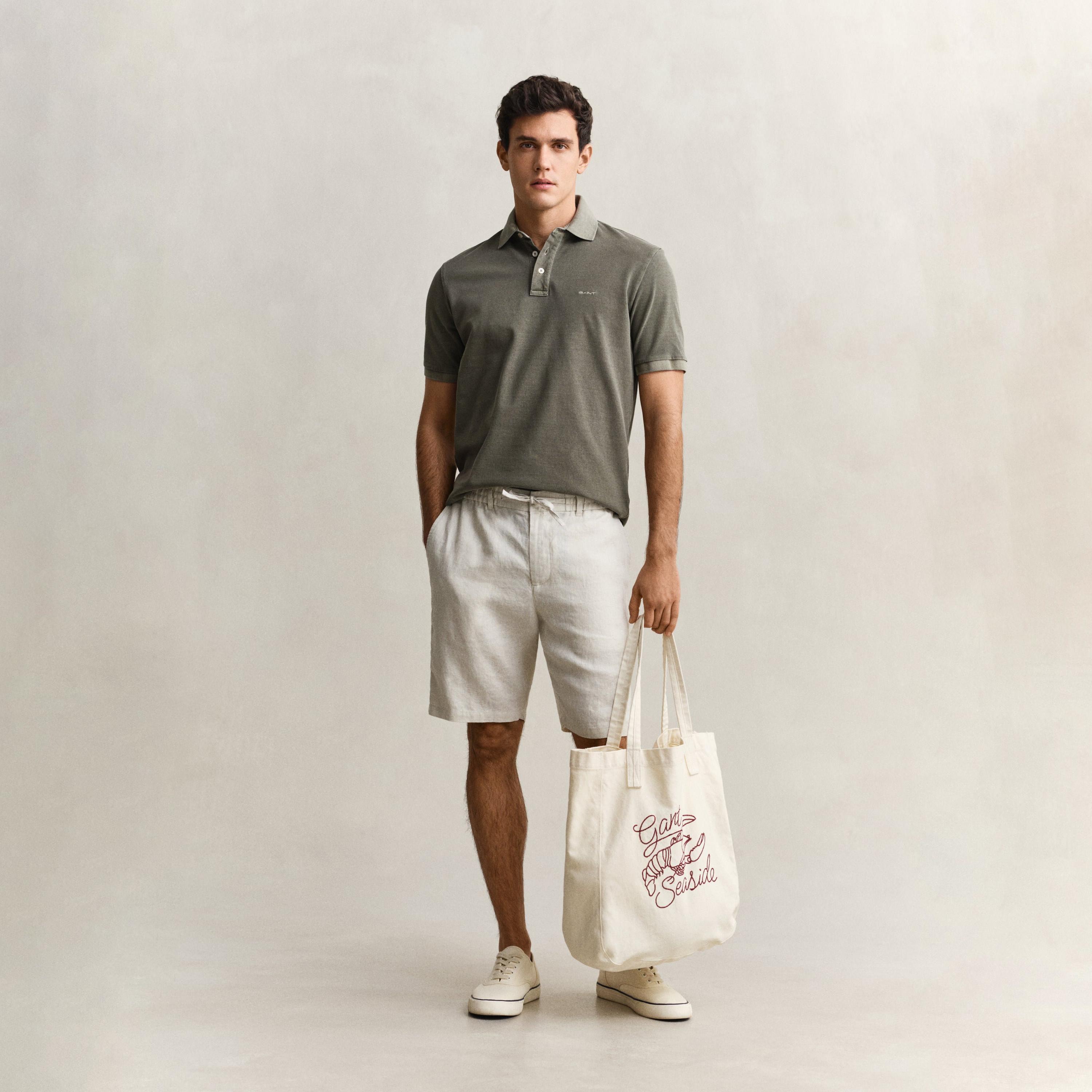 Gant Plain Collared Short Sleeves Men's Polo T-Shirt-men-clothing-tshirtsandpolos-polos-image-23