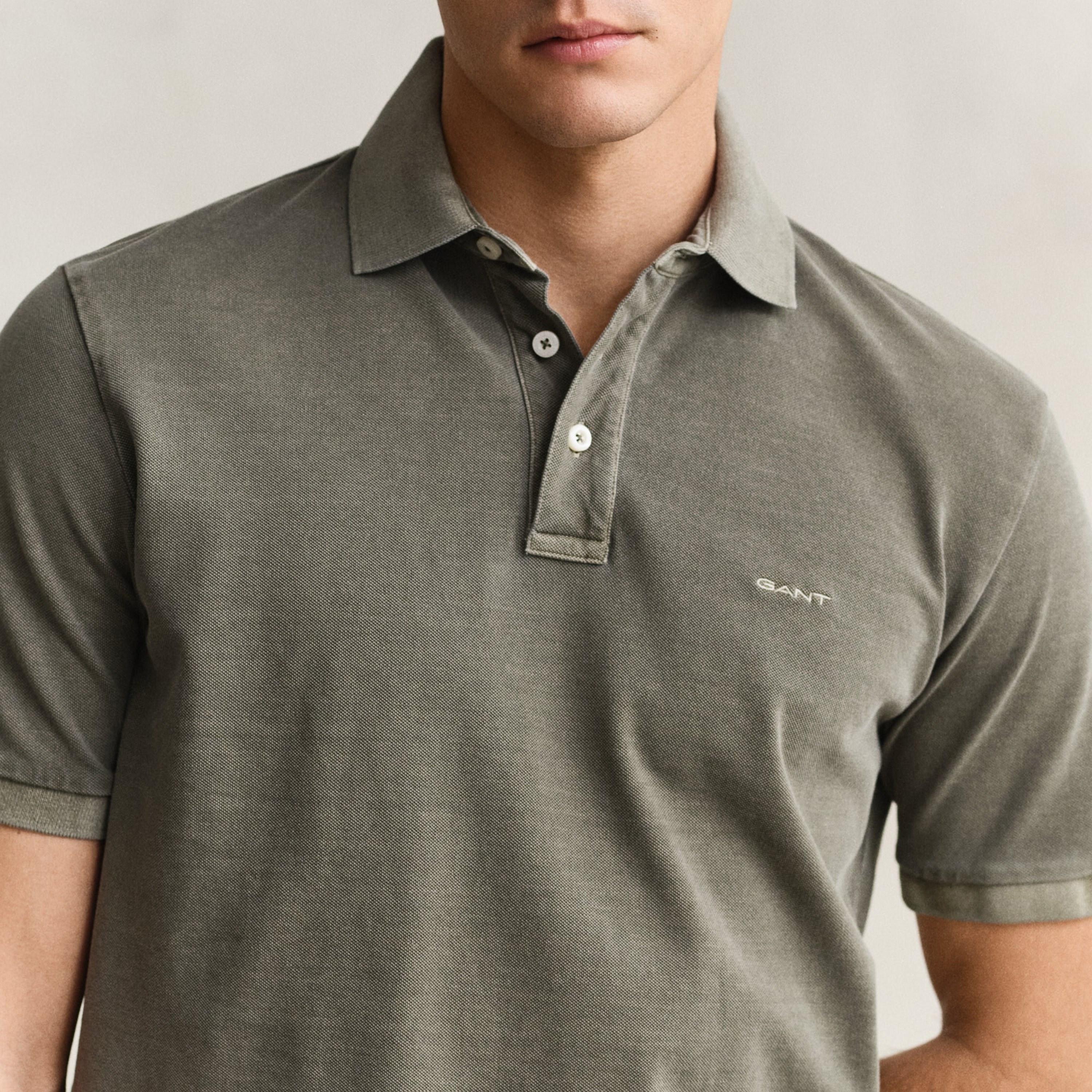 Gant Plain Collared Short Sleeves Men's Polo T-Shirt-men-clothing-tshirtsandpolos-polos-image-24