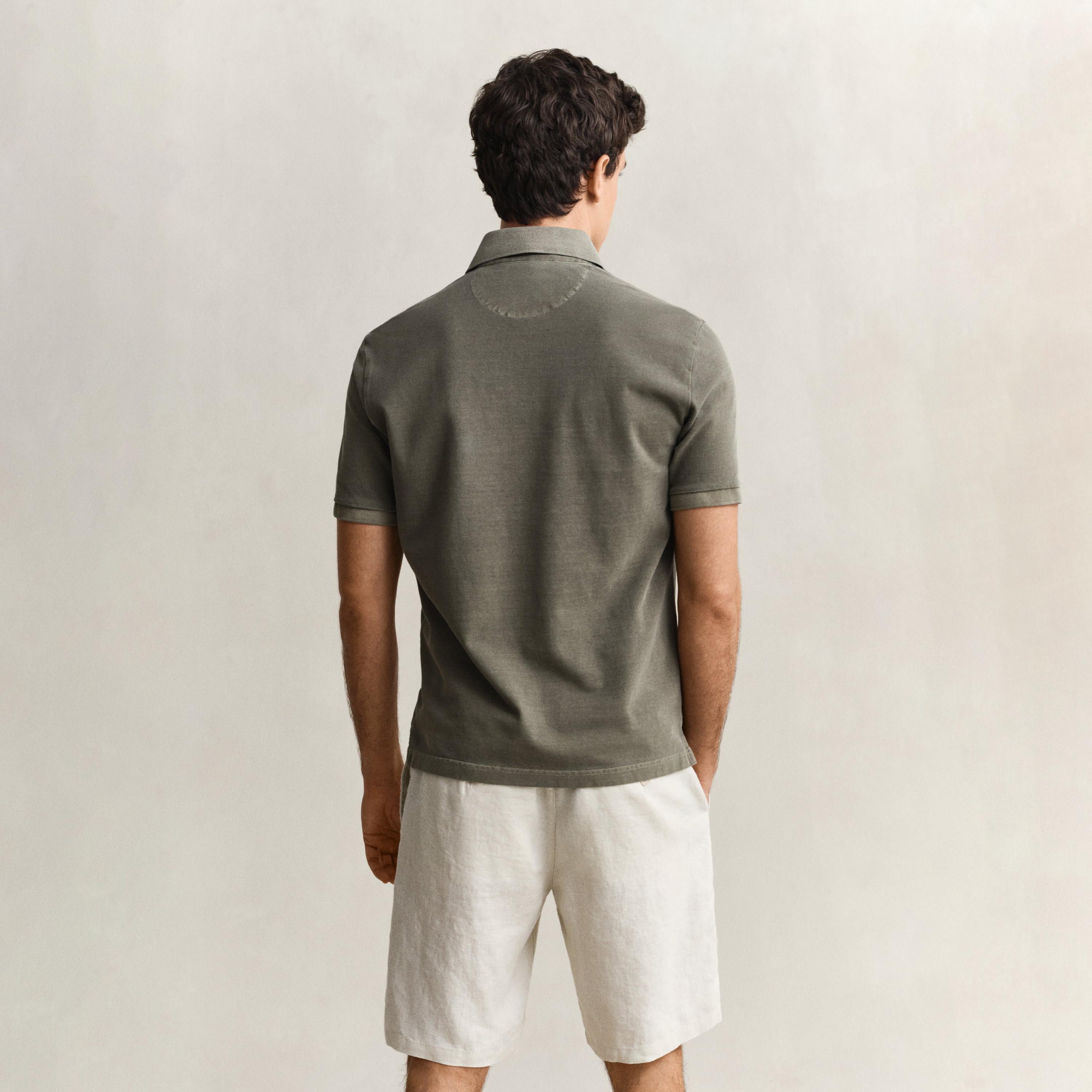 Gant Plain Collared Short Sleeves Men's Polo T-Shirt-men-clothing-tshirtsandpolos-polos-image-25