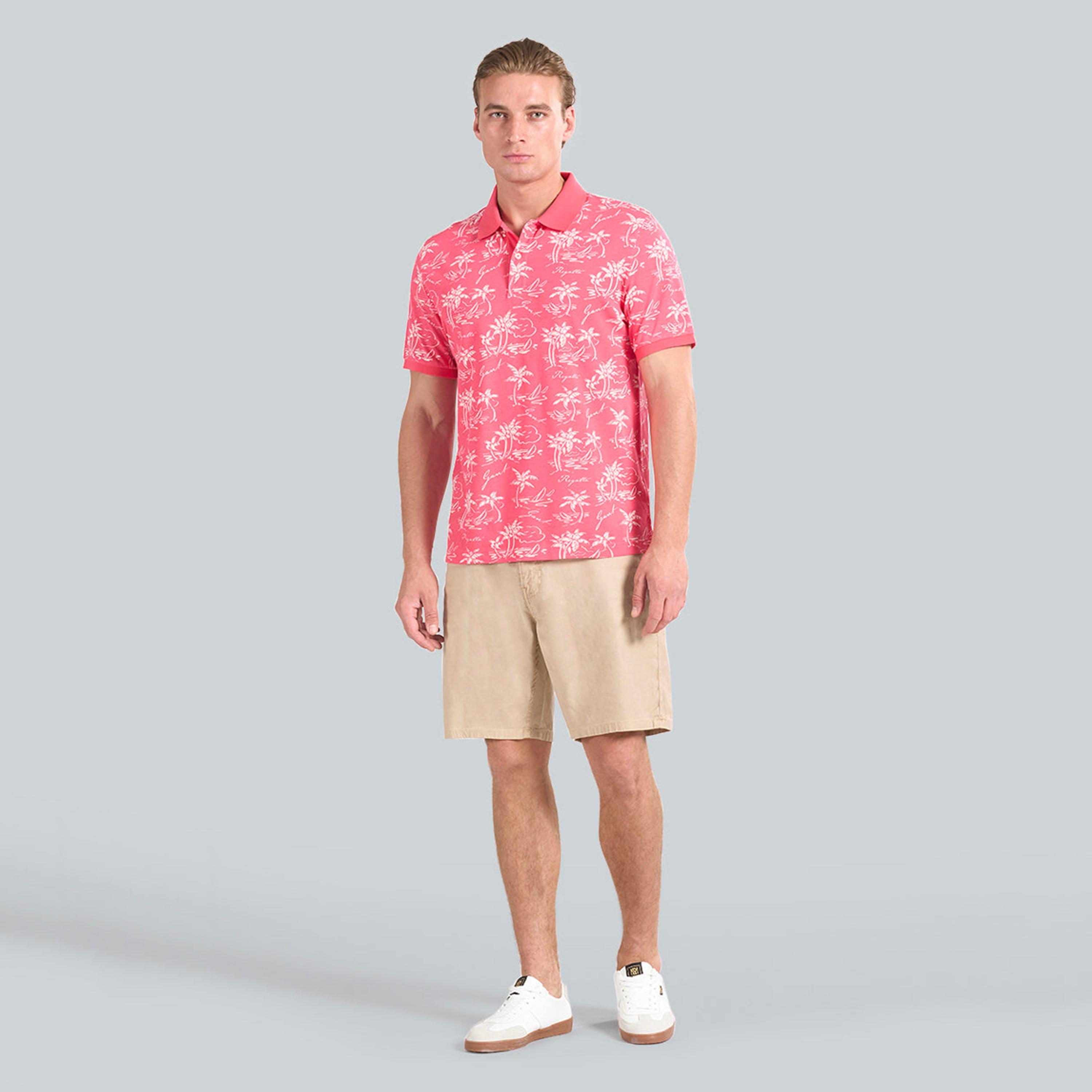 Gant Printed Regular Fit Short Sleeves Men's Polo T-Shirt-men-clothing-tshirtsandpolos-polos-image-2