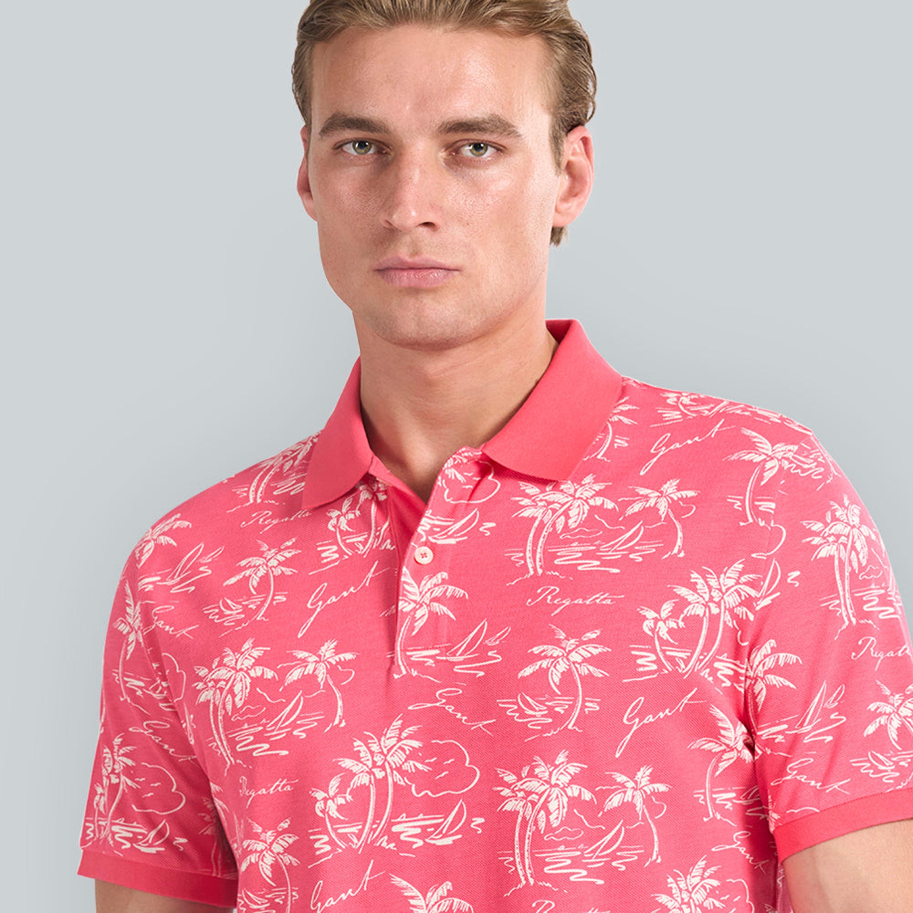 تيشيرت بولو رجالي بياقة وطبعة استوائية بالكامل وأكمام قصيرة من جانت.-men-clothing-tshirtsandpolos-polos-image-7