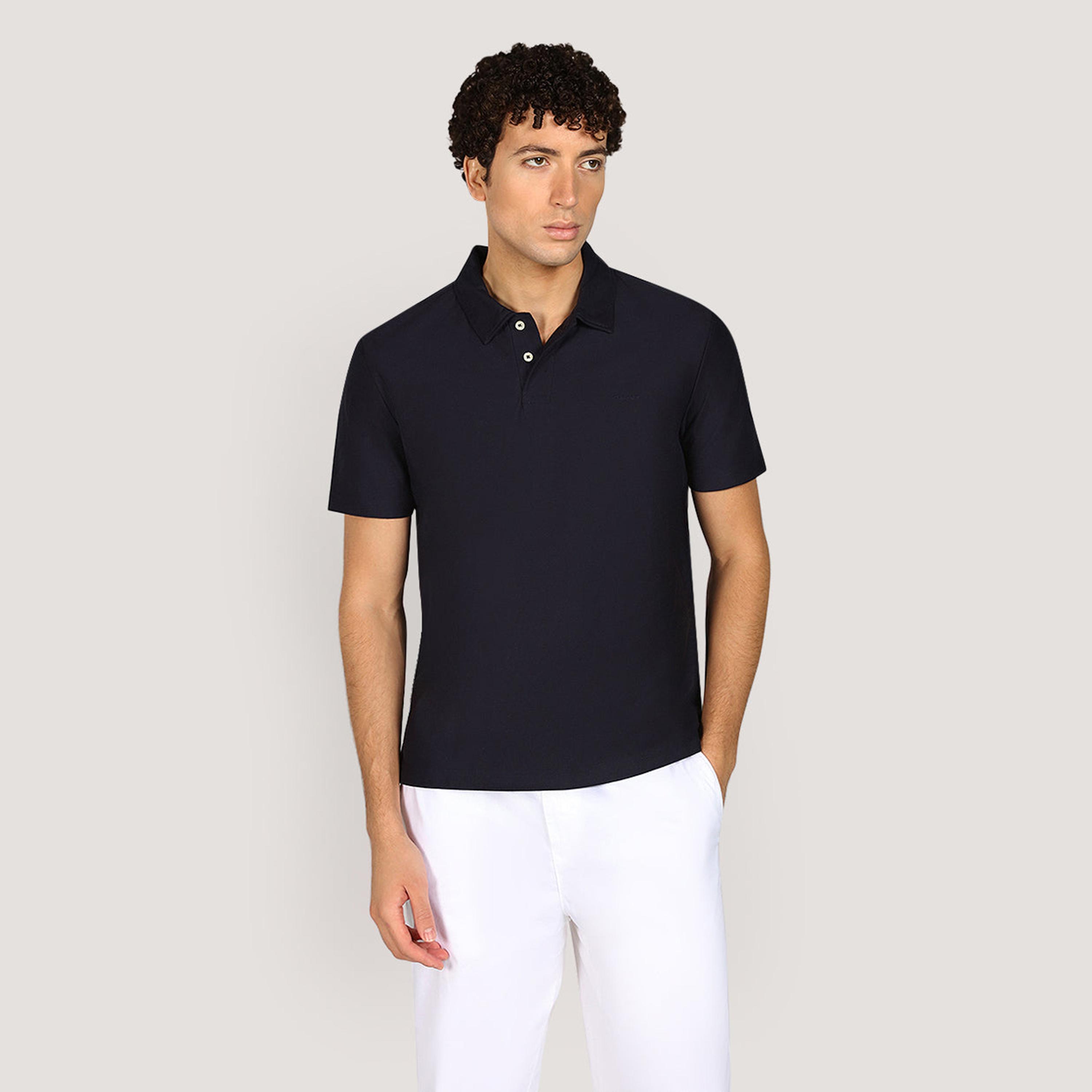 Gant Plain Collared Short Sleeves Men's Polo T-Shirt-men-clothing-tshirtsandpolos-polos-image-1