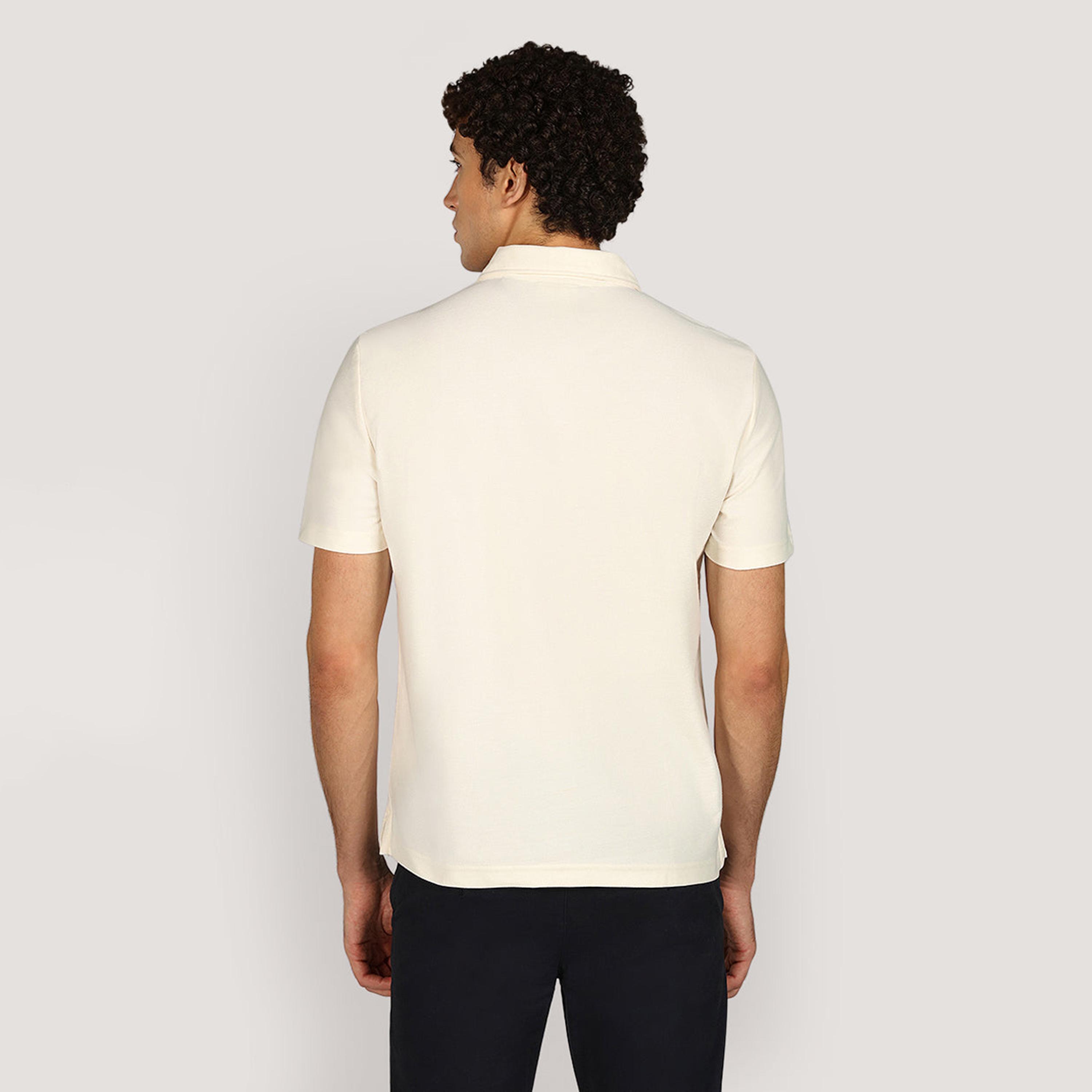 تي شيرت بولو رجالي سادة بأكمام قصيرة وياقة من جانت-men-clothing-tshirtsandpolos-polos-image-4